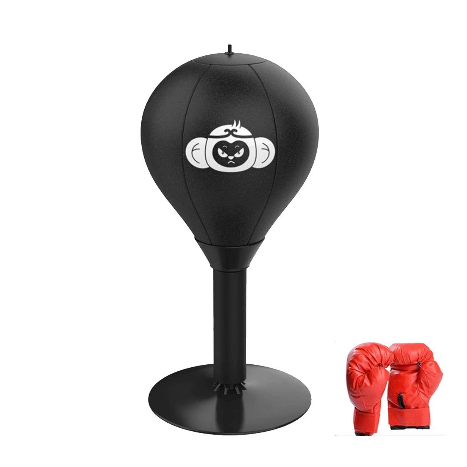 Boxeo de Escritorio para Estrés, Equipo de Gimnasio en Casa, Gadgets de Manejo de la Ira con Abrazadera y Ventosa