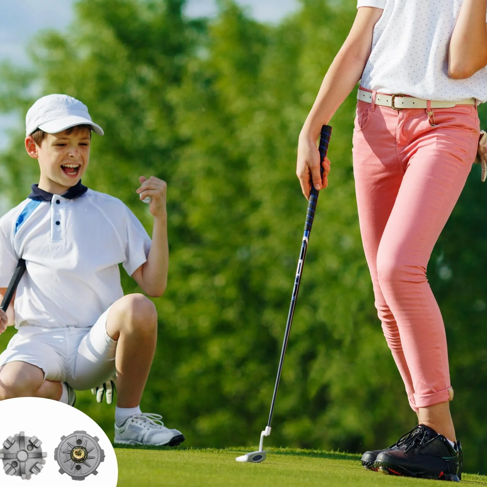 Tacos para Zapatos de Golf 14 Piezas Repuesto Fijación de Tornillo