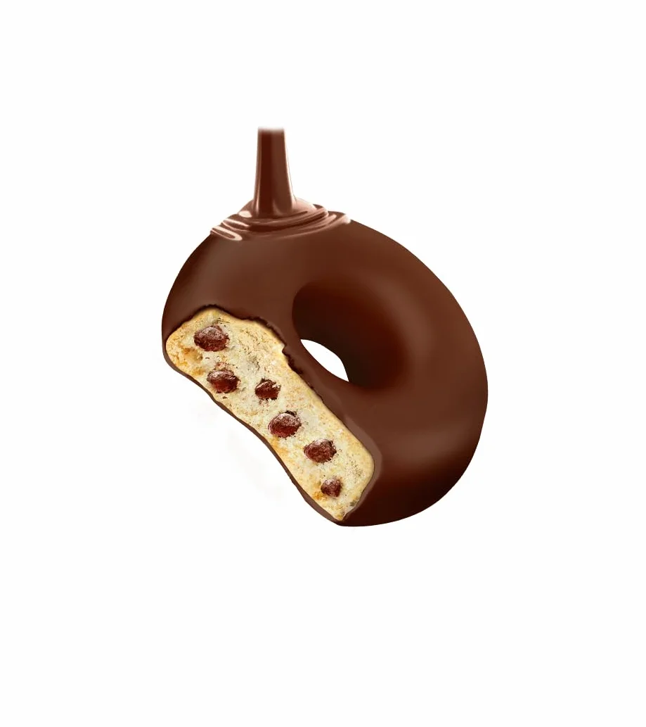 Galletas Choco Bom Hoops Chocolate con Leche 128g