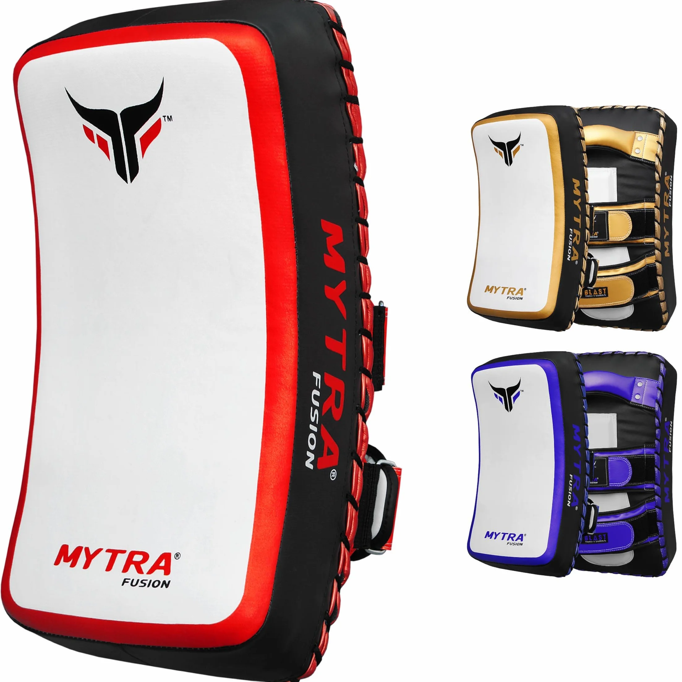 paos Muay Thai Curvos paos Karate - pao Muay Thai para Boxeo, Kickboxing, MMA, Karate, Taekwondo, Entrenamiento y Artes Marciales Almohadillas para Patadas Objetivo de pie y Codo X 1 Unit Single