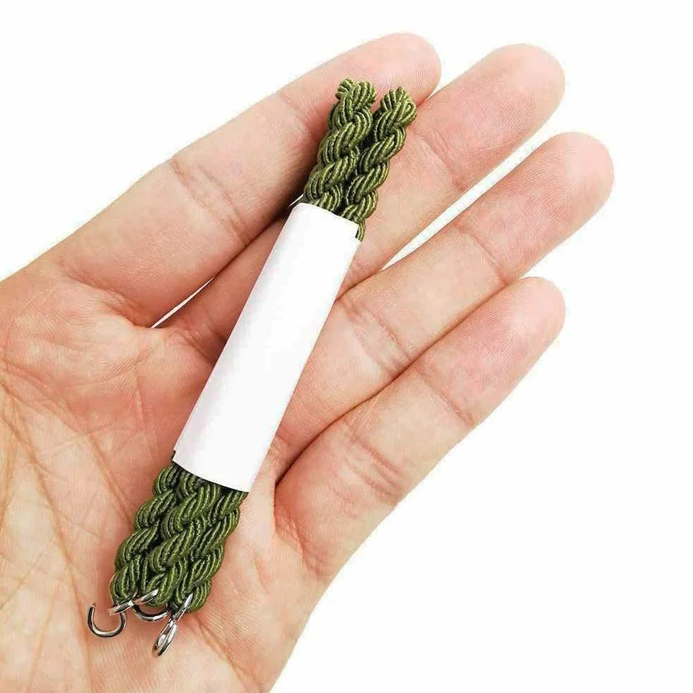 Militar Grado Arranque Bandas Correas Elásticas para Botas 6 Pares Blousing Ligas Verde