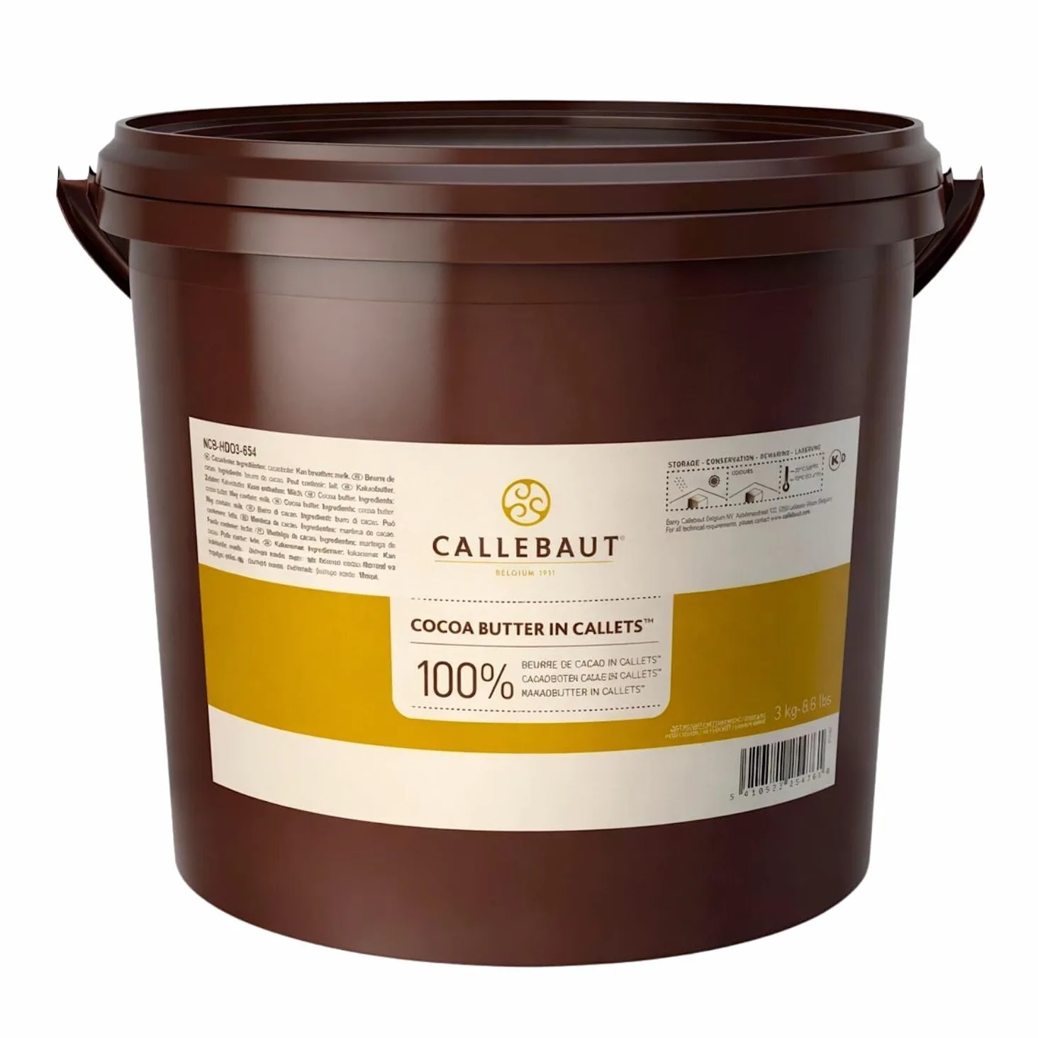 CALLETS DE MANTECA DE CACAO DESODORIZADA - 3 KG
