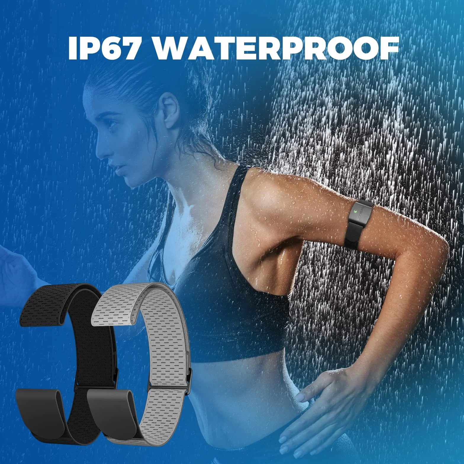 moofit RA1 Monitor de Frecuencia Cardíaca Brazalete de Repuesto 24,5mm Compatible con Wahoo