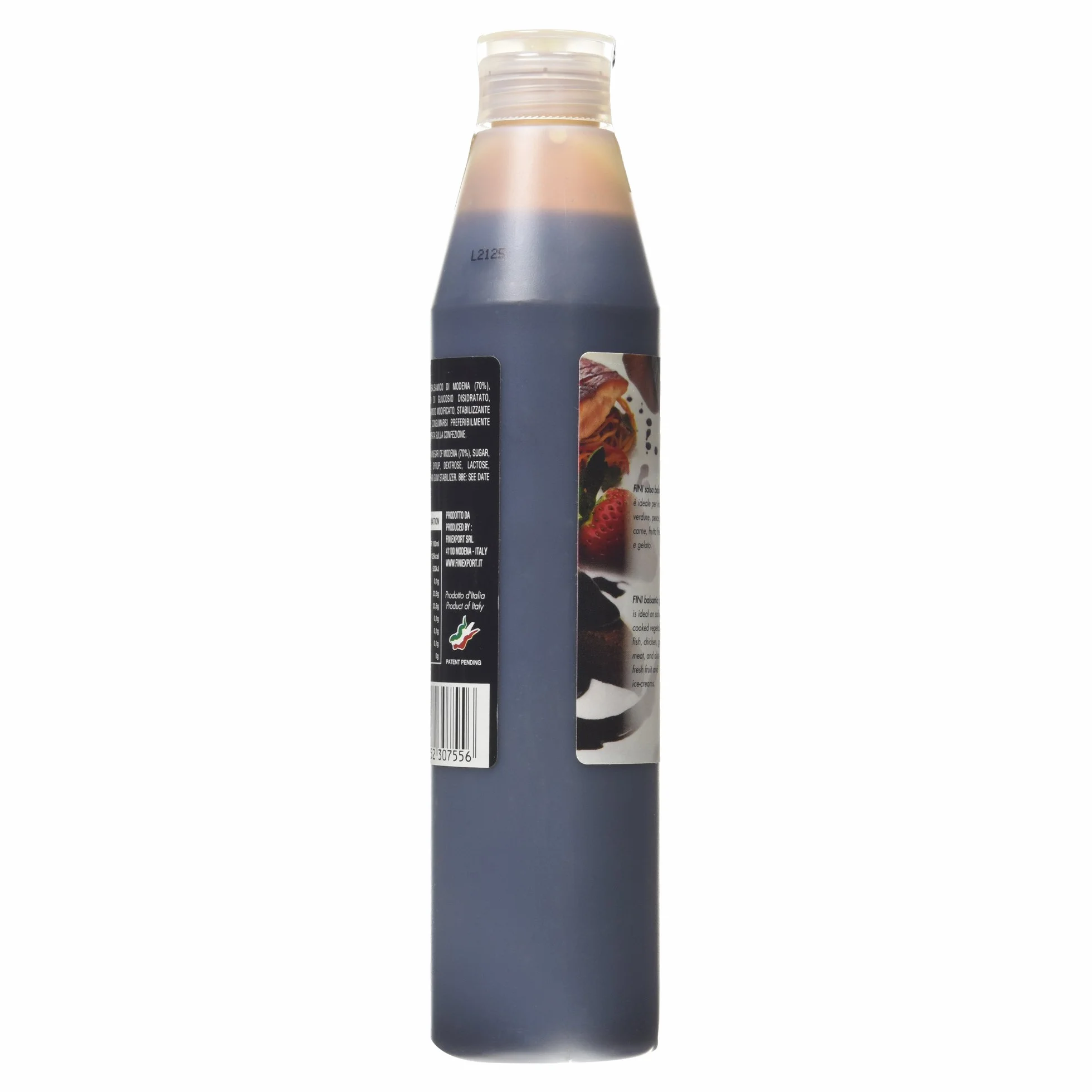 Fini - Vinagre Balsámico de Módena, Gourmet, Salsa Cremosa, Ensaladas y Vegetales, Sin Gluten, 380ml