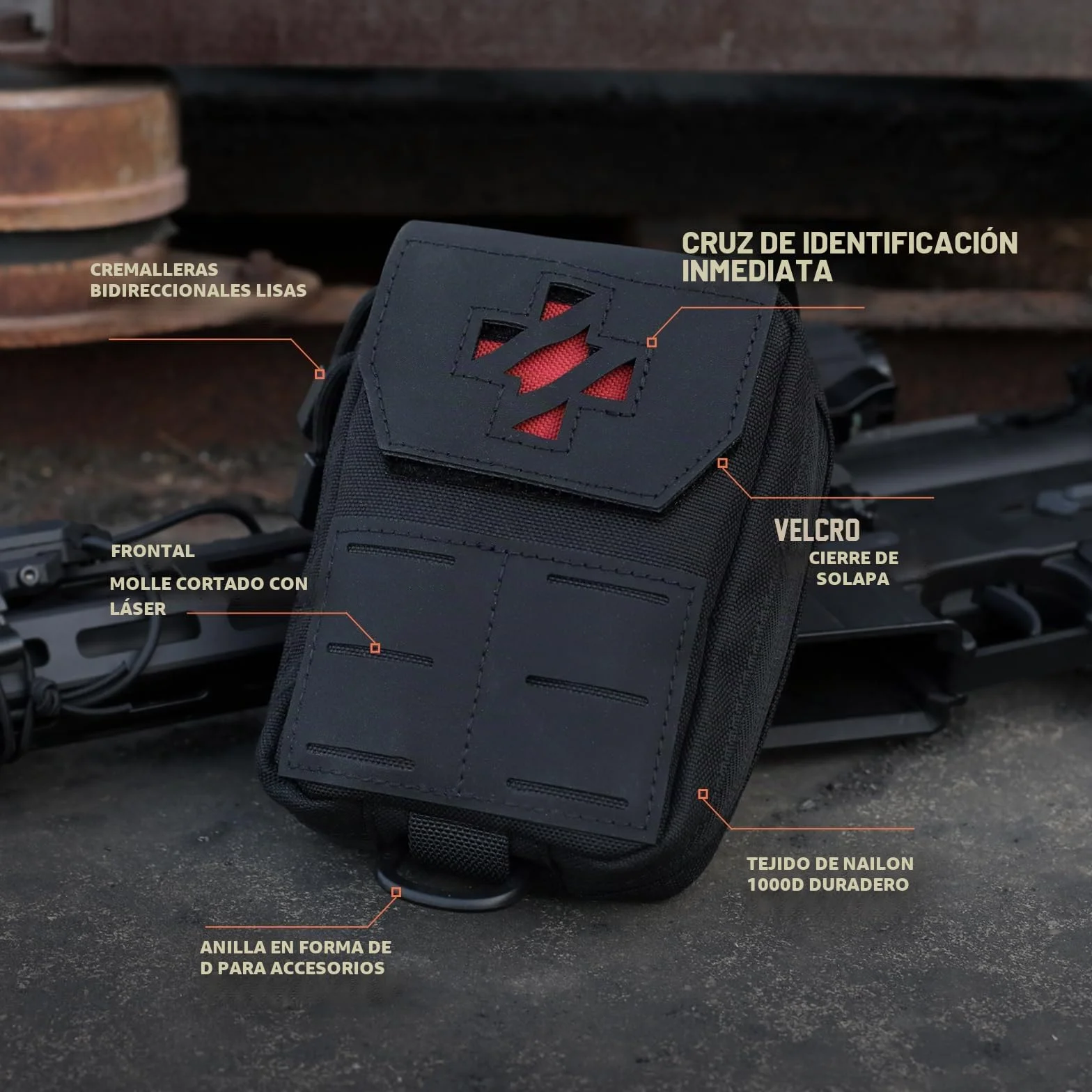 WYNEX Molle IFAK Bolsa de primeros auxilios táctico trauma médico cinturón EMT emergencia portátil