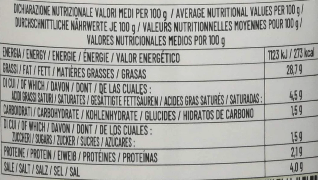 Le Terre di Colombo Pasta de Aceitunas, Riviera en Aceite de Oliva Virgen Extra 10 %, Tarros de 212 Ml Lote de 6