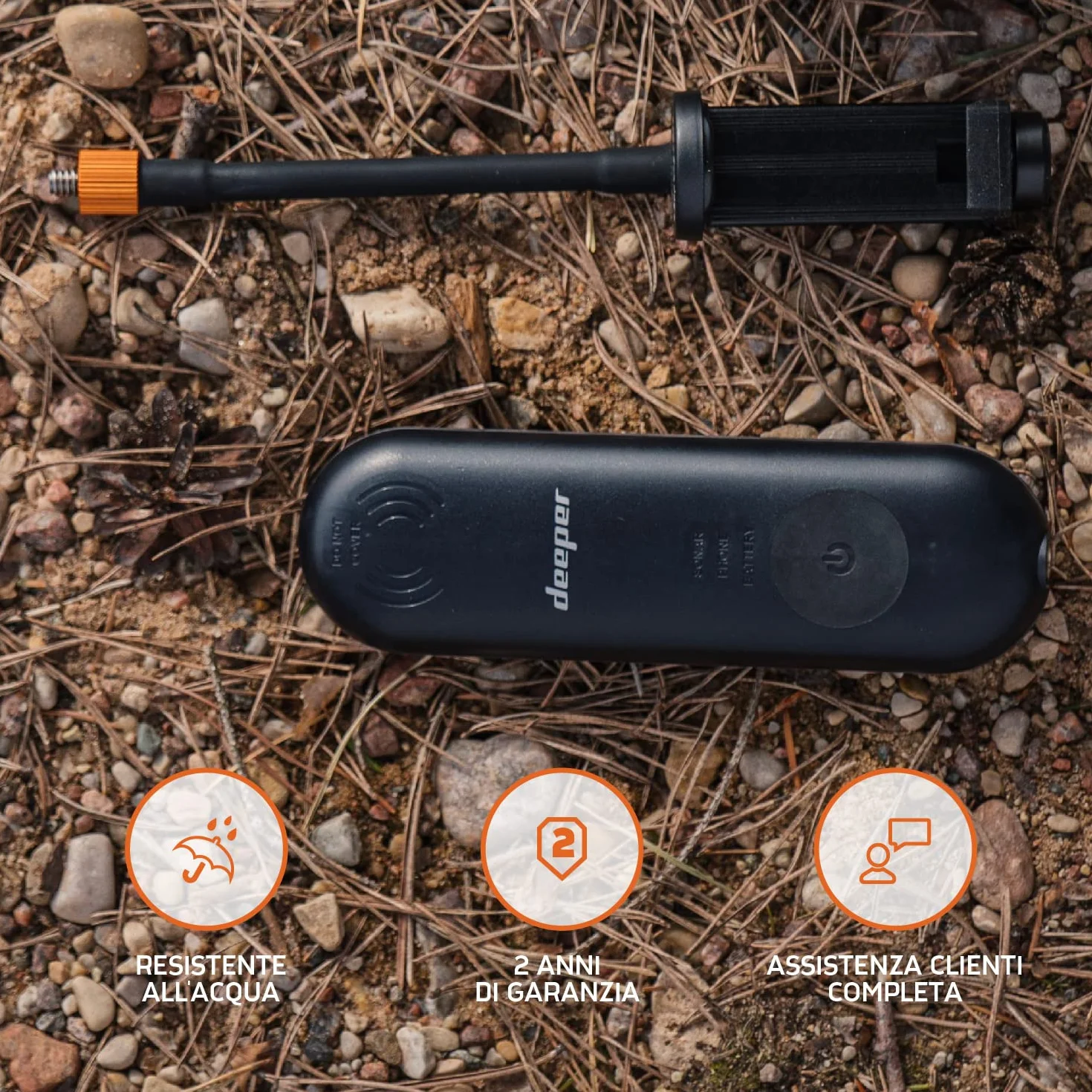 Deeper Range Extender con Soporte para Teléfono, Accesorios de Pesca para Barcos, WiFi Booster para Pesca de Carpa