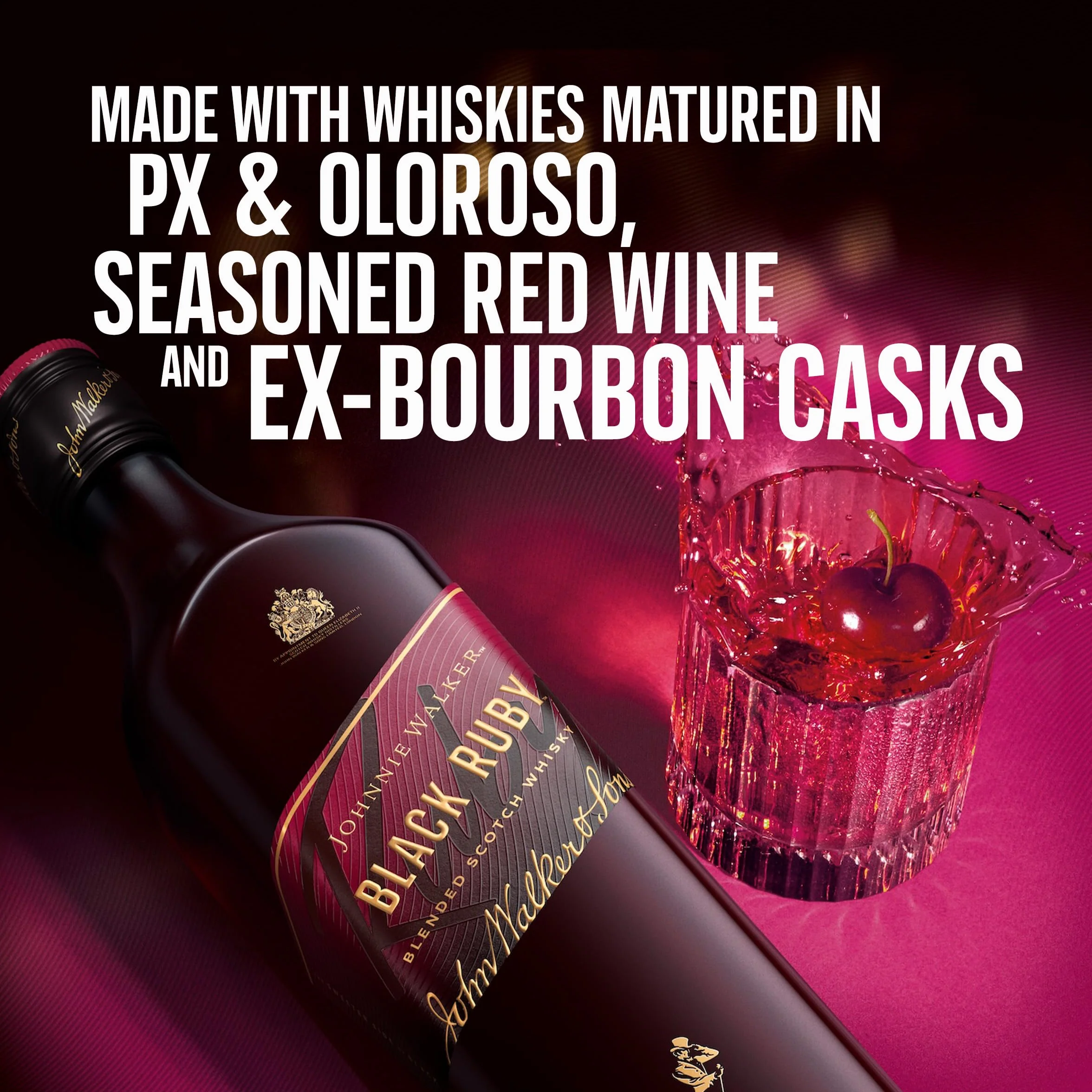 Johnnie Walker Black Ruby, Blended Whisky, 0,7L