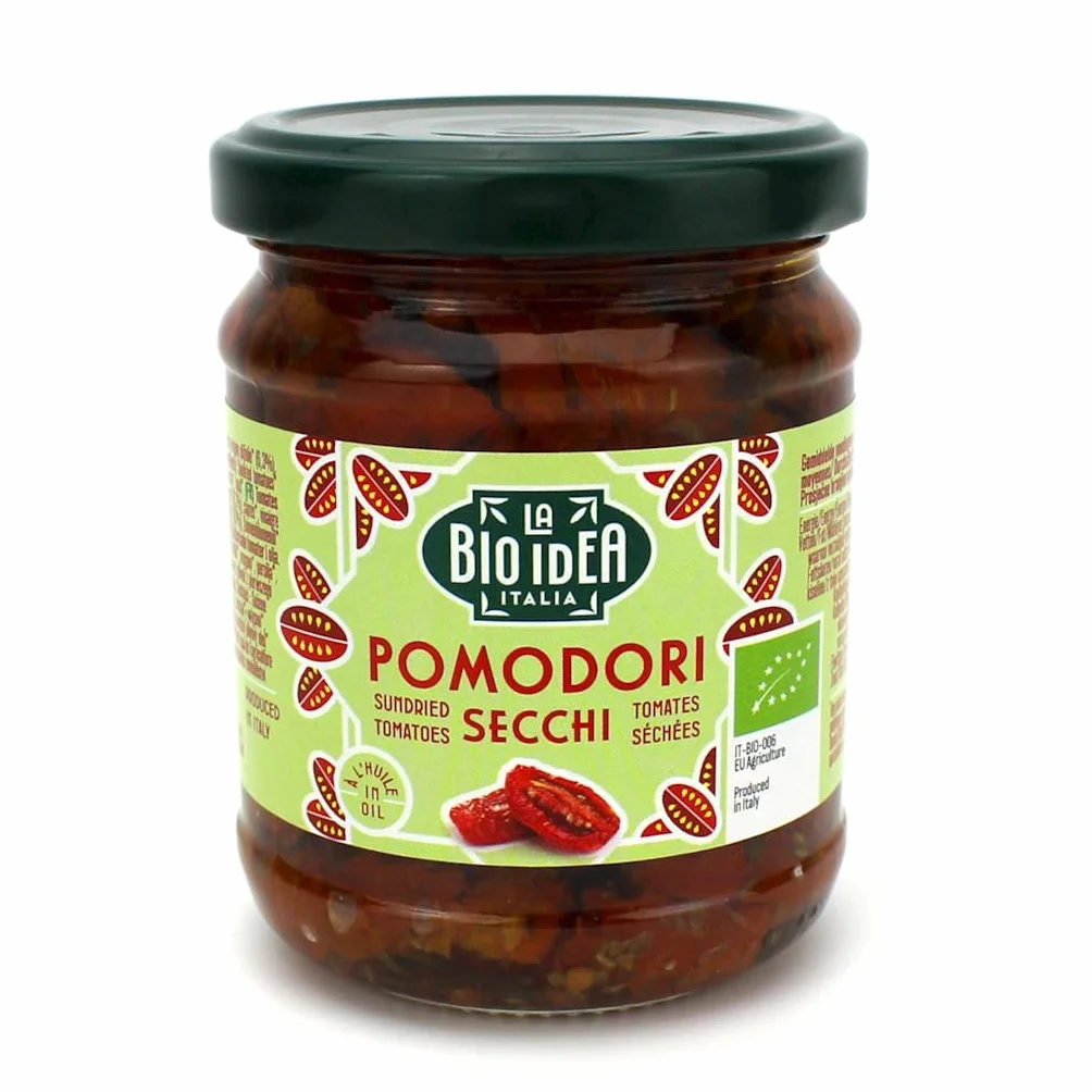 Tomates secos en aceite de oliva BIO 190g - La Bio Idea