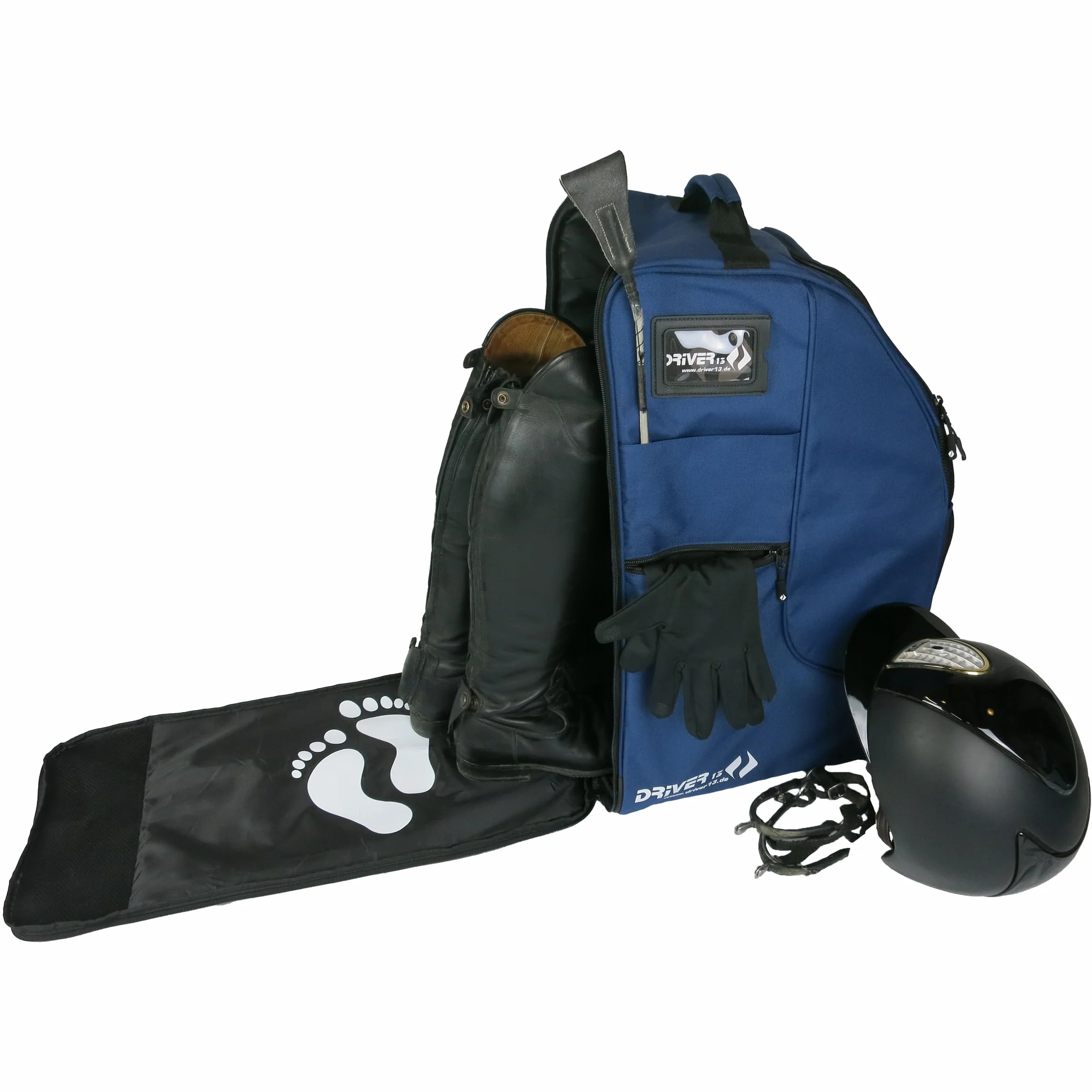 Mochila para botas de equitación con compartimento para casco, Driver13, muchos colores