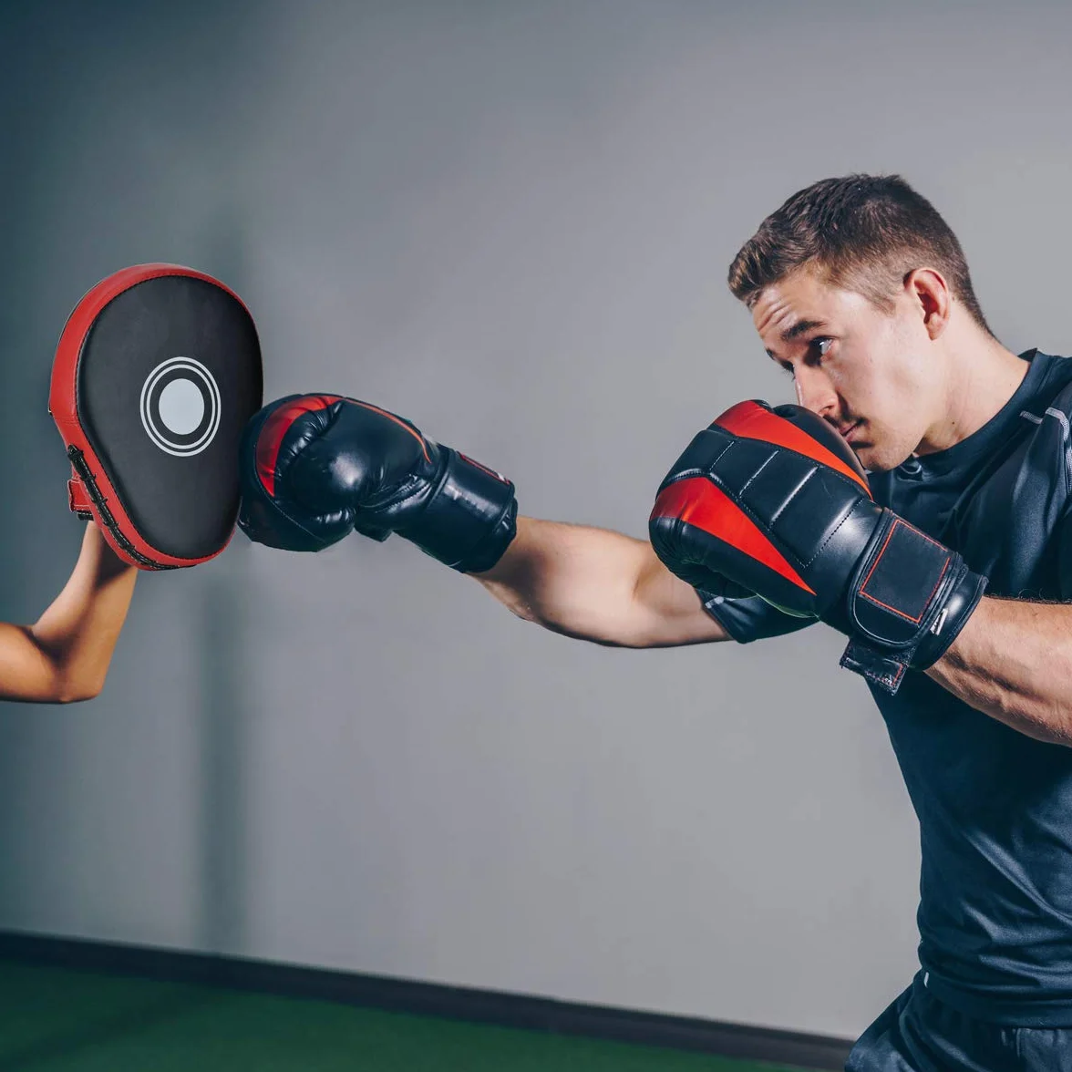 Almohadillas de poliuretano para boxeo Queta 1 par Muay Thai Karate Taekwondo MMA