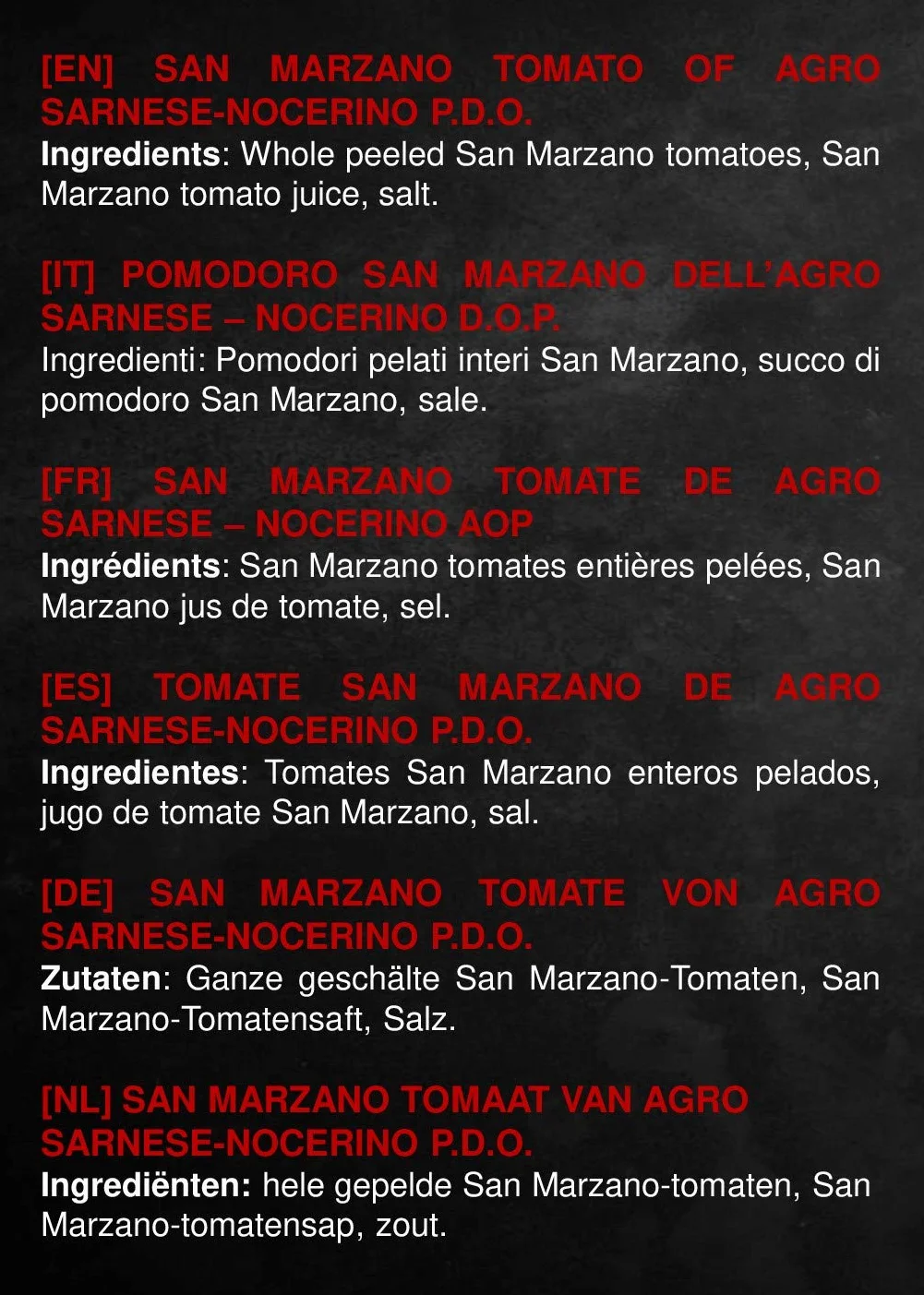 Coppola Tomates San Marzano DOP 400g (Caja de 12)