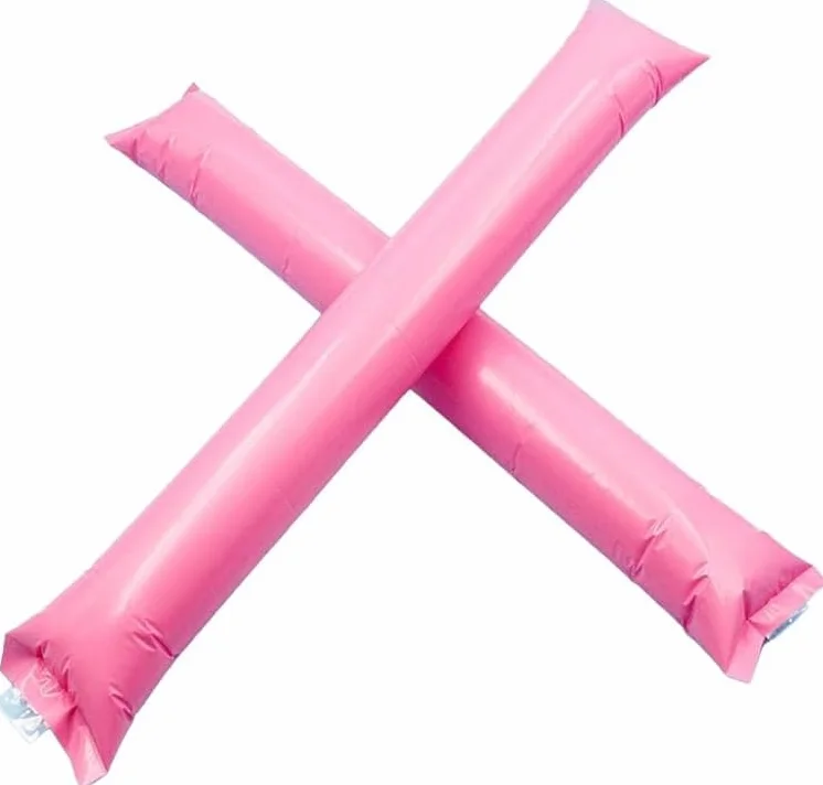 Pandiui23 110 PCS Pares de Aplaudidores Hinchables Ruidosos de Plástico Palos Cotillón para Fiesta Fútbol