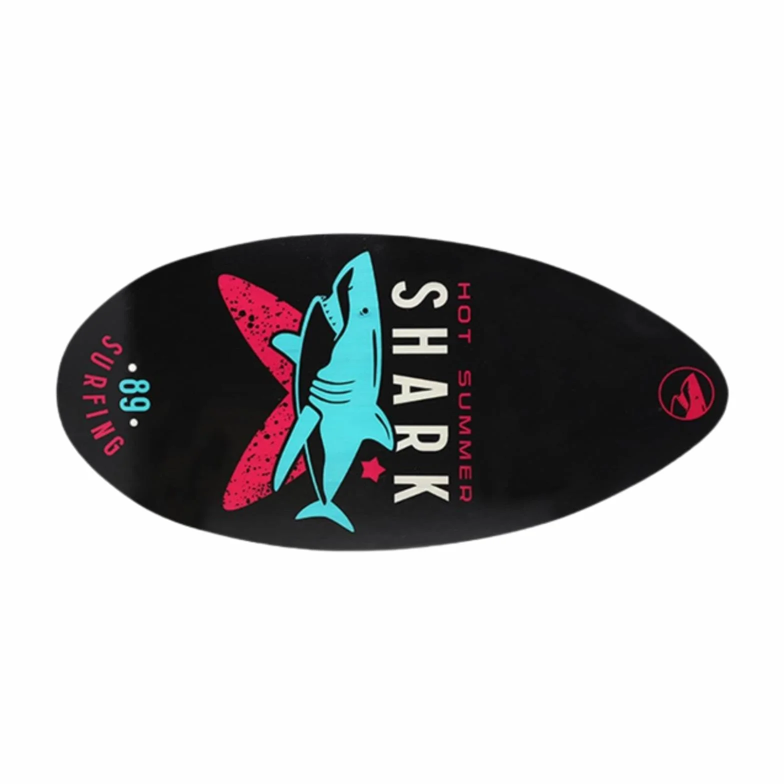 Fenteer Tabla de Skim de Madera Surf Pequeña Juguete Acuático Brillante Playa Niños Principiantes