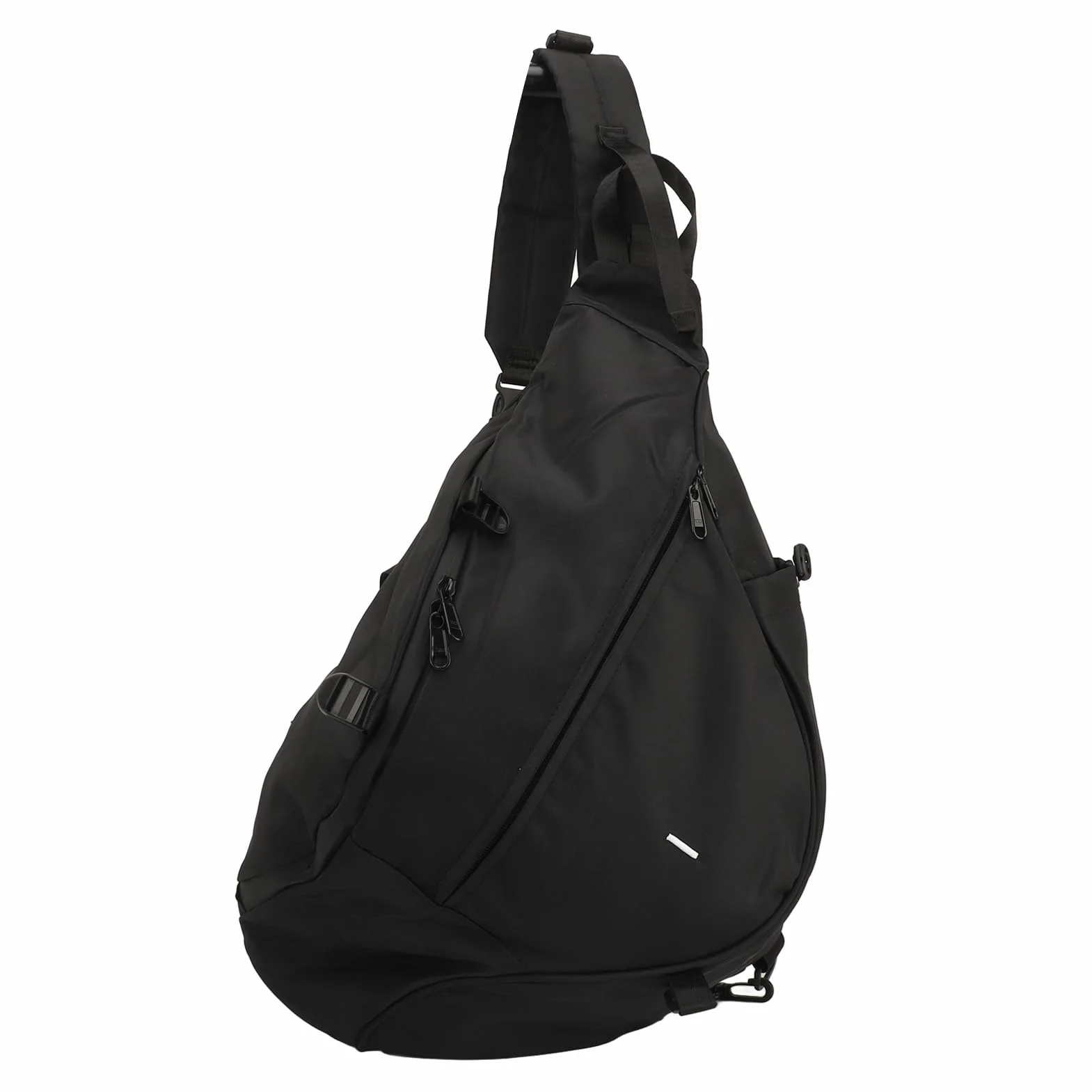 VGEBY Bolso Bandolera Grande Negro Impermeable Mochila de Pecho Tela Oxford para Deportes