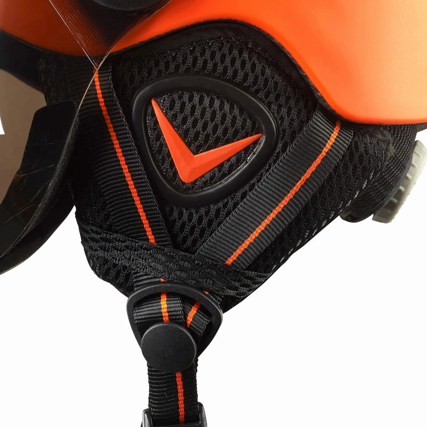 BLACK CREVICE Casco de esquí para niños Leogang Visera Estilo Piloto Transpirable Tamaño Ajustable
