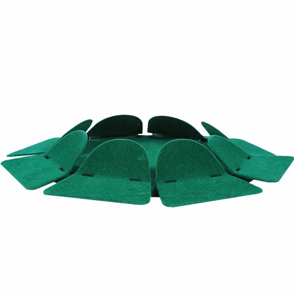 Plato de Golf Putter Superficie de Flocado Entrenamiento Preciso Agujero Copa Interior Aire