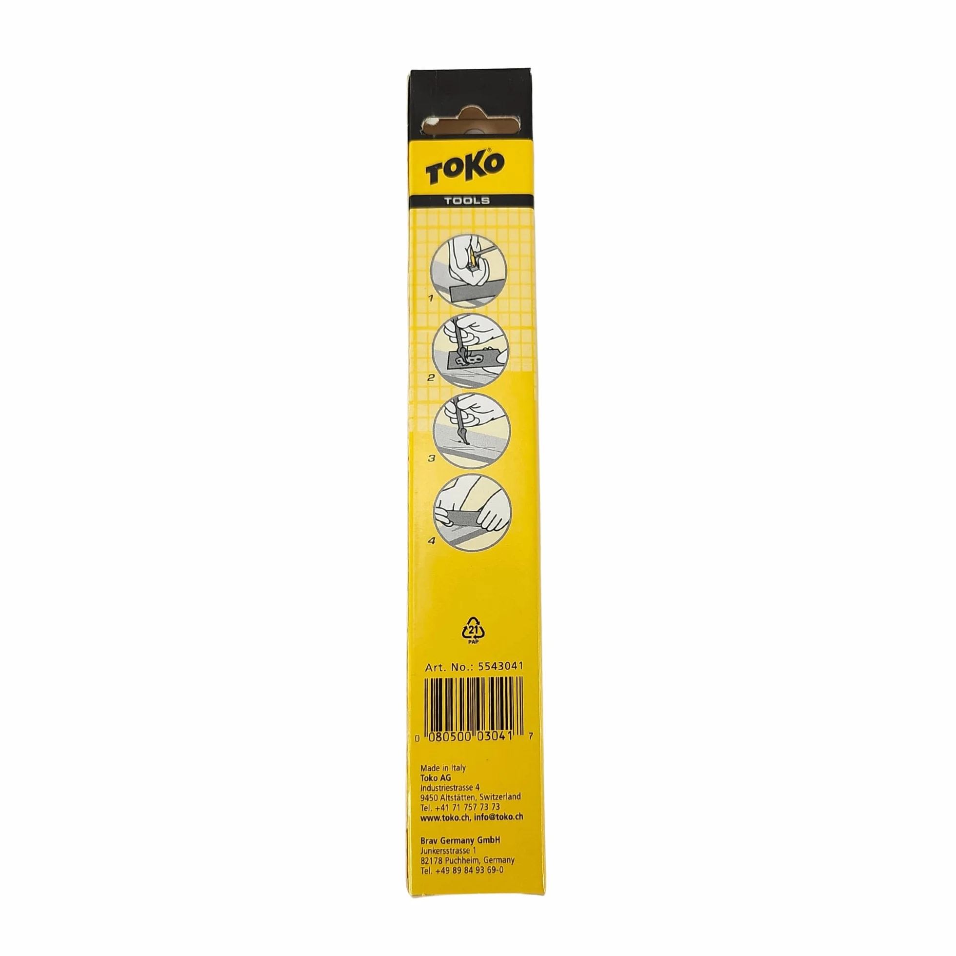 Toko P-Tex Base reparación velas transparente – 4 unidades