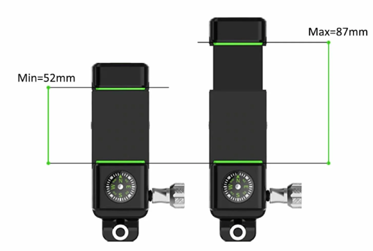Soporte Universal V2 Carro Golf para Teléfono Móvil GPS Smartphone Holder