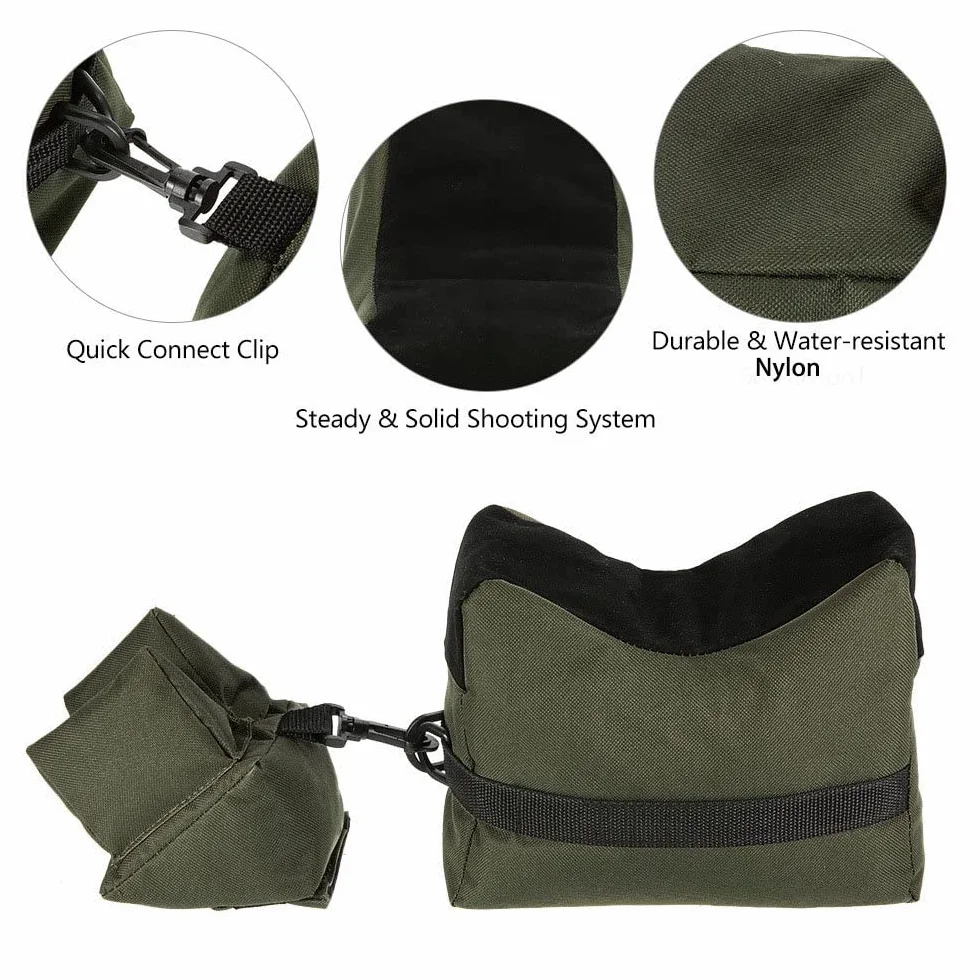 Soportes para Armas Resto Bolsa Apoyo de Arma Banco de Tiro Delantero Trasero para Rifles Pistola de Aire