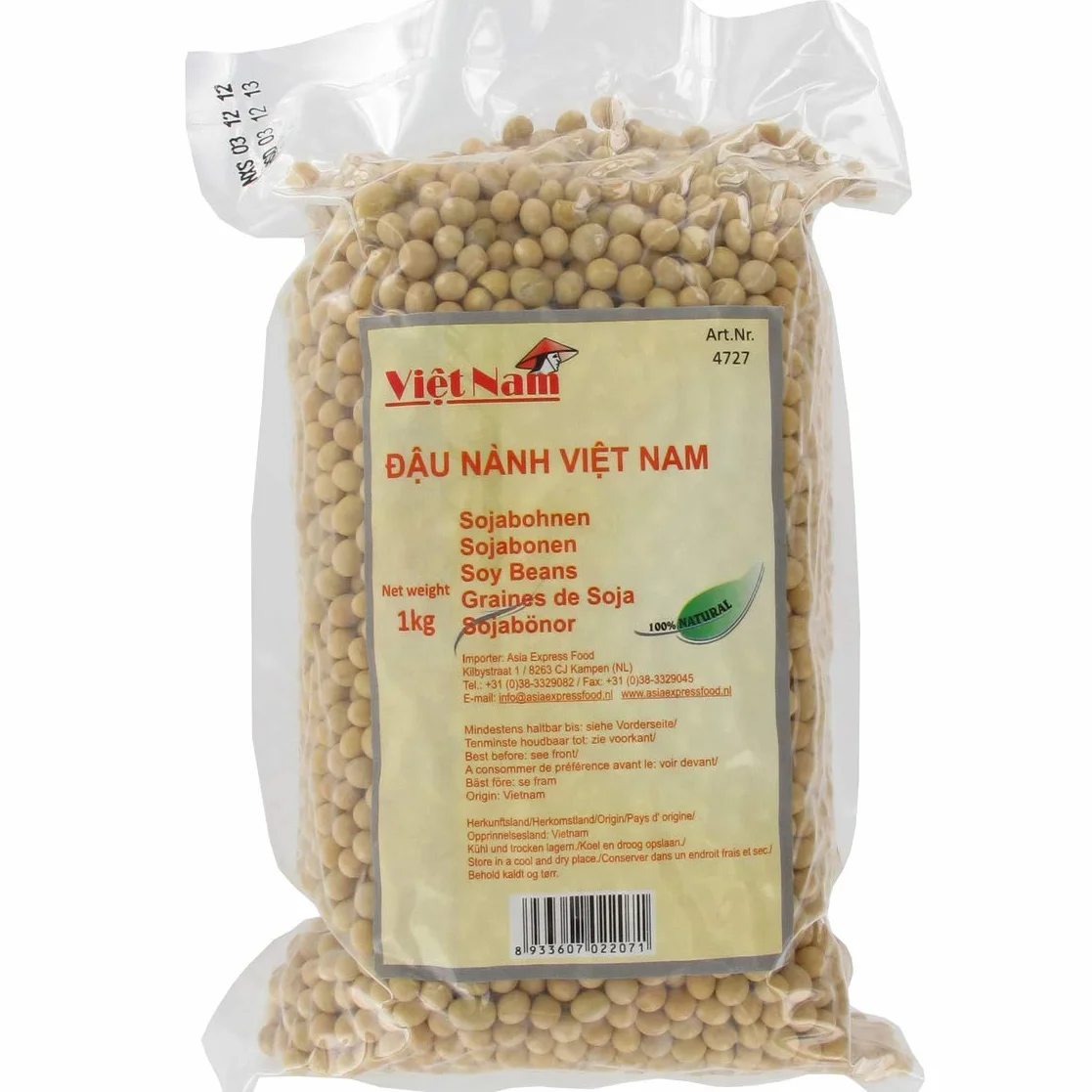 Viet Nam Envase de Soja de 1 x 1 kg 1000 g