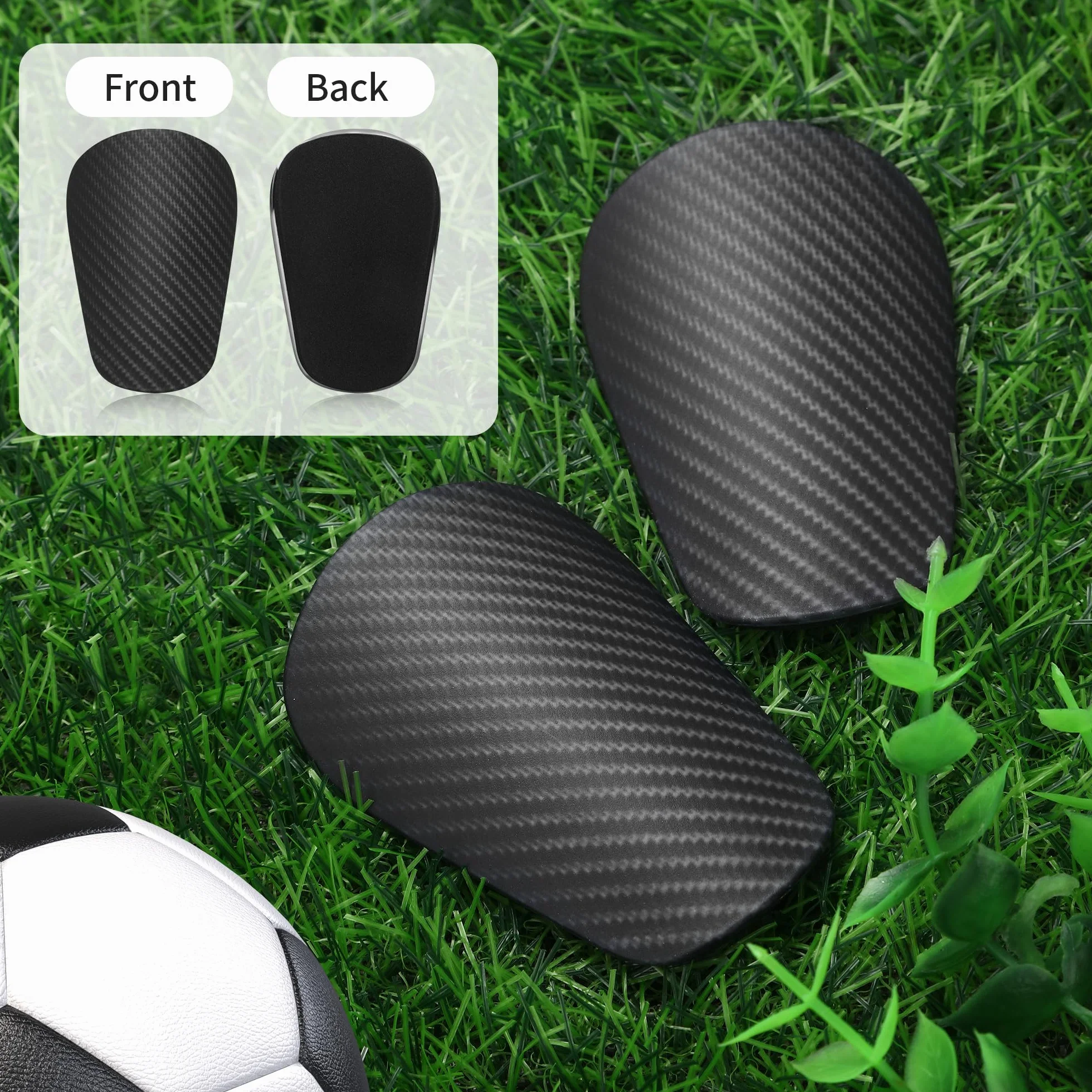 Espinilleras Futbol Mini 8x5CM Protección para Hombres Mujeres Niños