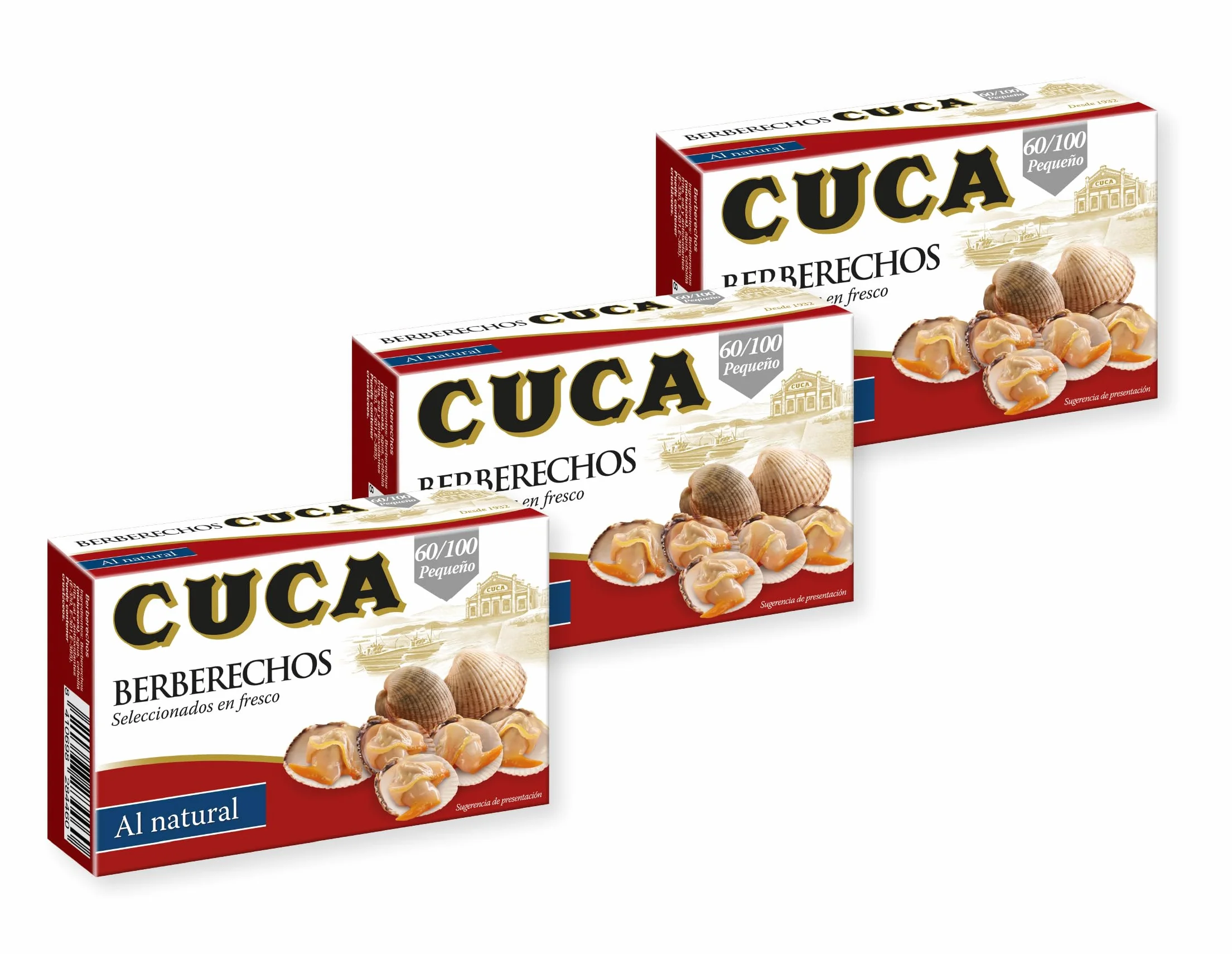 Berberecho Cuca 60/100 Pack de 3 latas