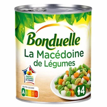 BONDUELLE Macedonia Verduras 4/4 530 g 4 unidades