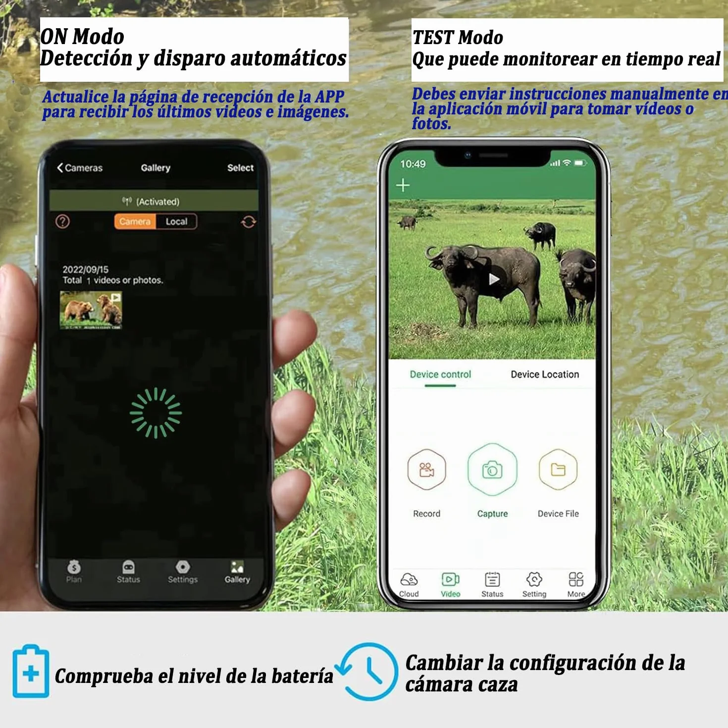 VanBang Cámara de Caza 4G 4K 120MP con SIM, Visión Nocturna Infrarroja 850nm, Impermeable