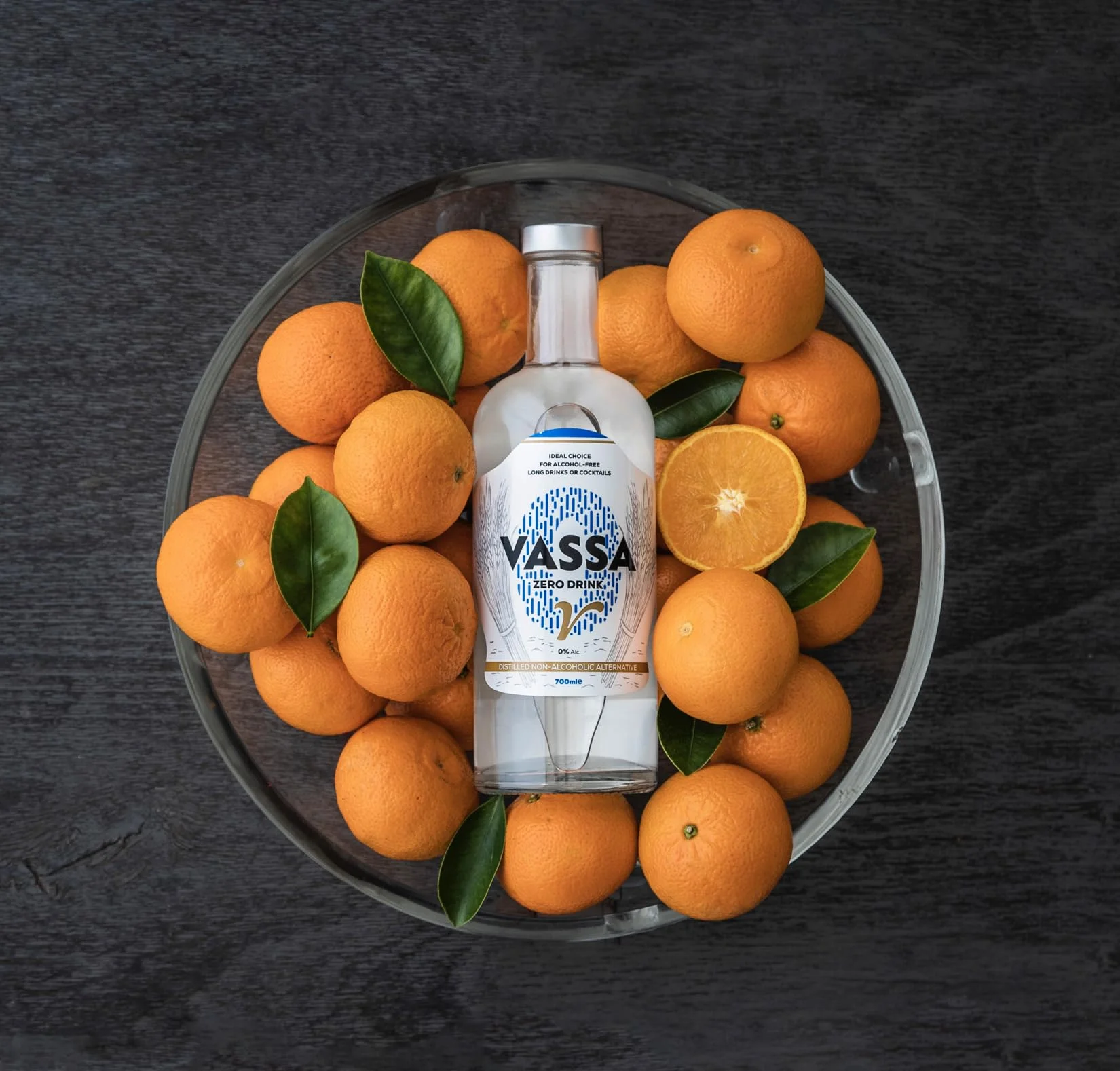 VASSA ZERO V, vodka sin alcohol 700 ml, ideal para cócteles sin alcohol y tragos largos, alternativa sin alcohol para el vodka tradicional, ingredientes 100% naturales