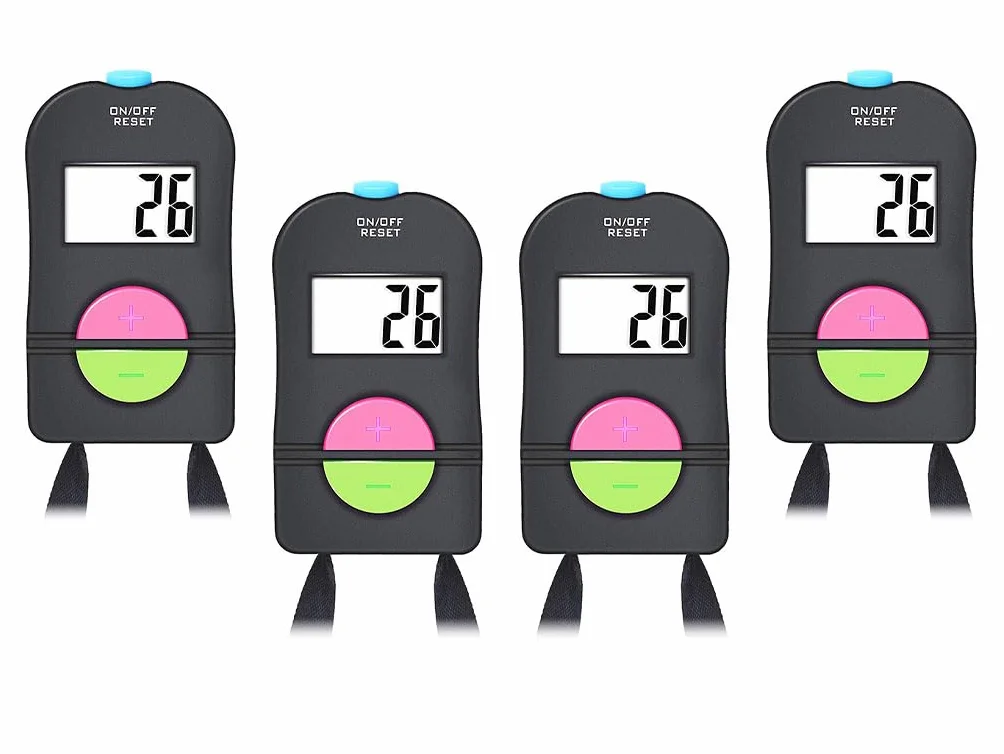 Manual Clicker Deporte 4PCS Digital Contador