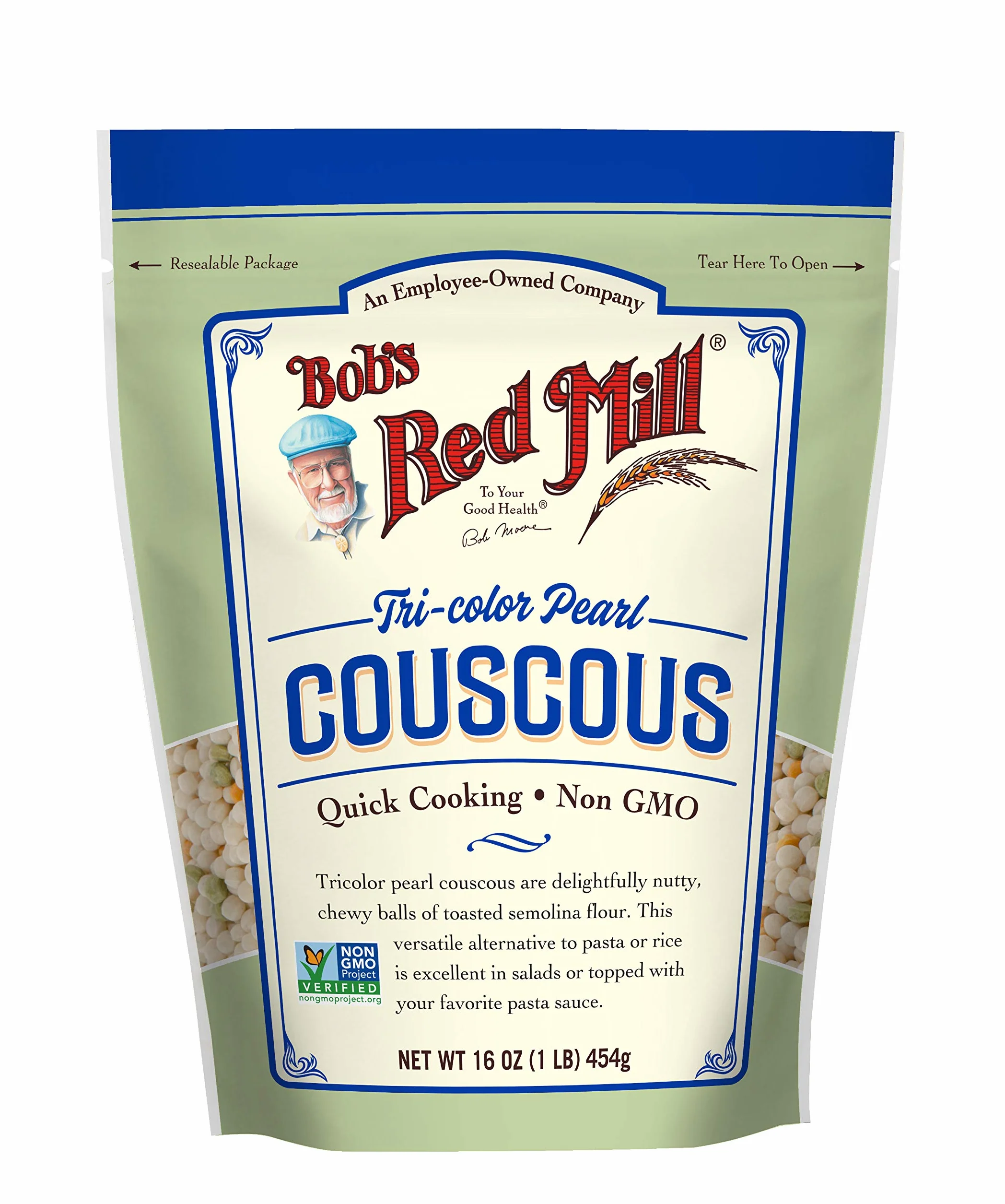 Bob's Red Mill Tri-Color Pearl Cuscús, 16 onzas