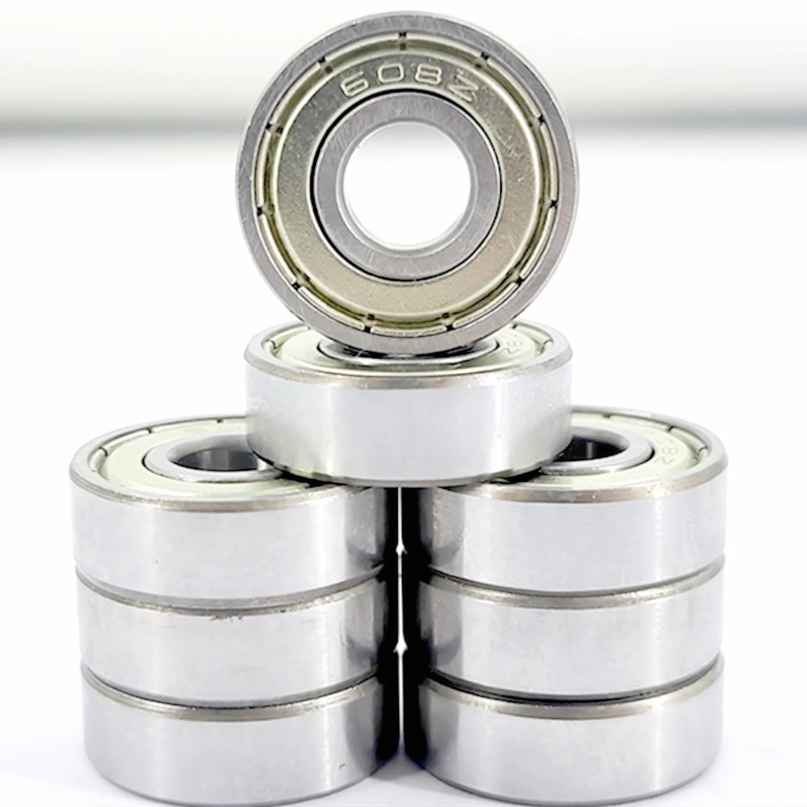 608Z Miniatura Rodamientos de Bolas de Acero Inoxidable 8 mm x 22 mm x 7 mm Doble Sellado para Monopatines