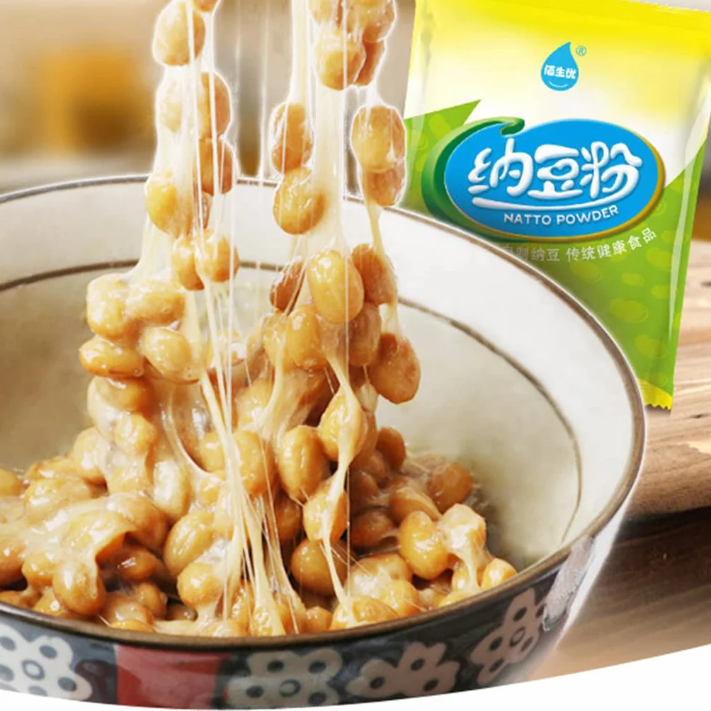 Agente de fermentación en polvo de natto de alta actividad, 10 g, para hacer bacilos, accesorio de arranque en polvo