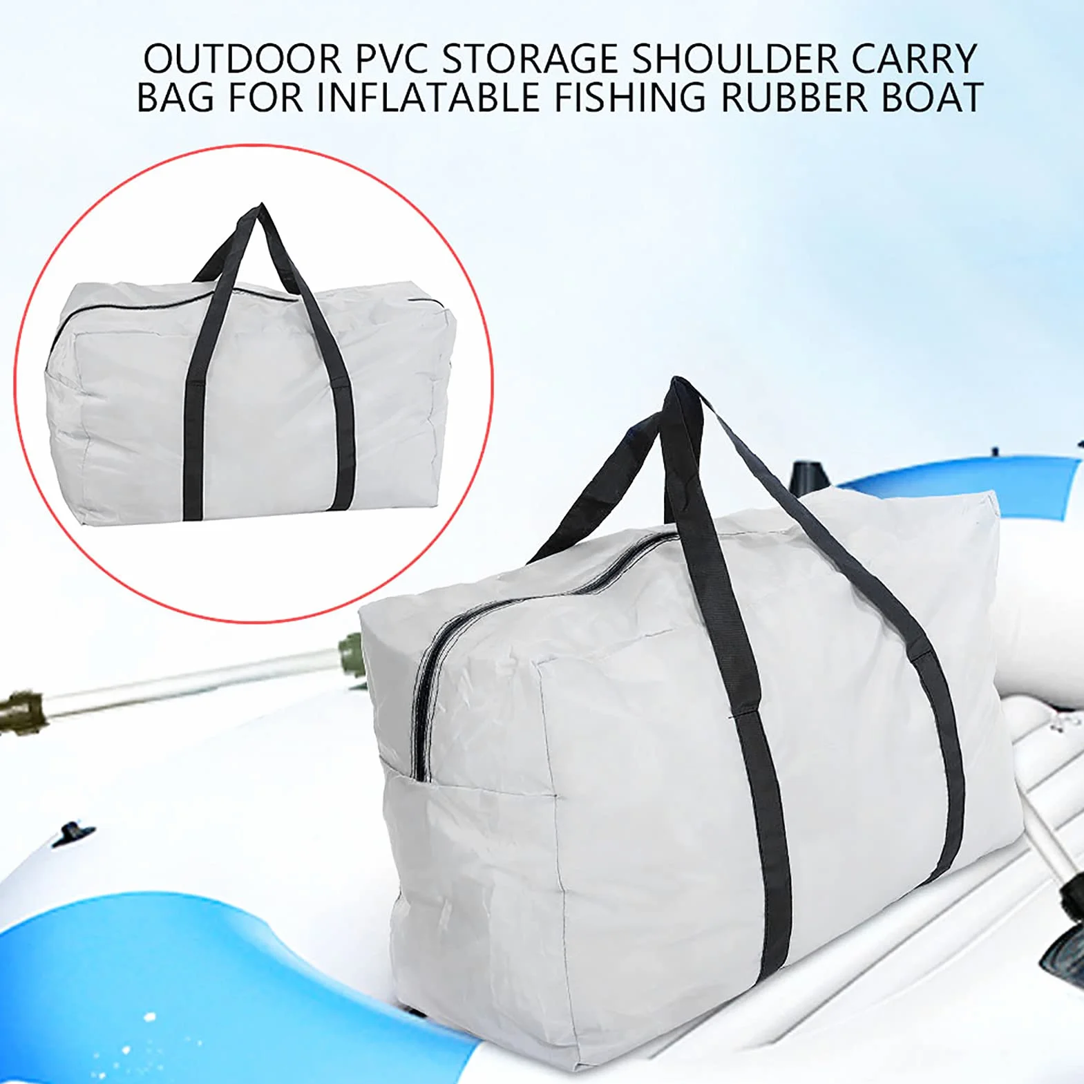 Bolsa Inflable Portátil para Kayak, Bote de Goma, Accesorio de Remo