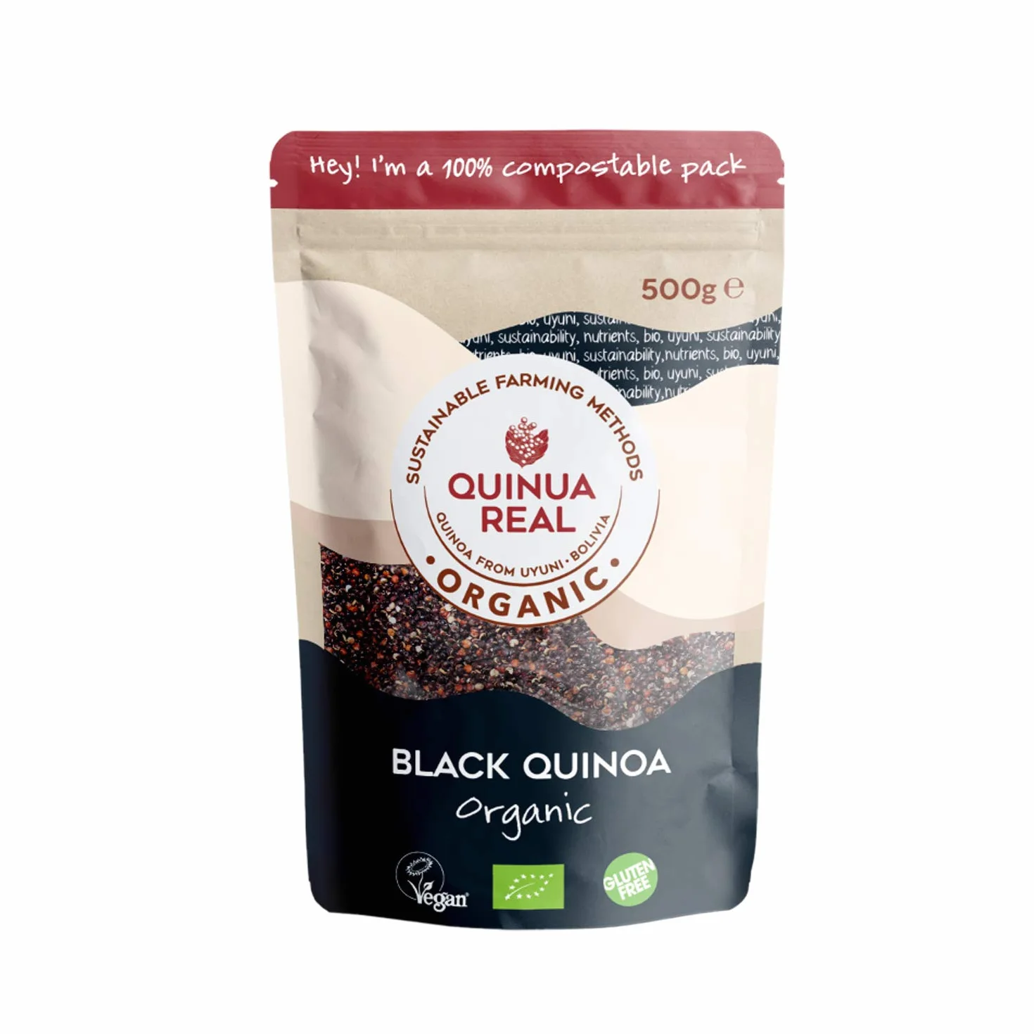 Grano pulido negro quinoa real BIO - Quinua Real - 500 g
