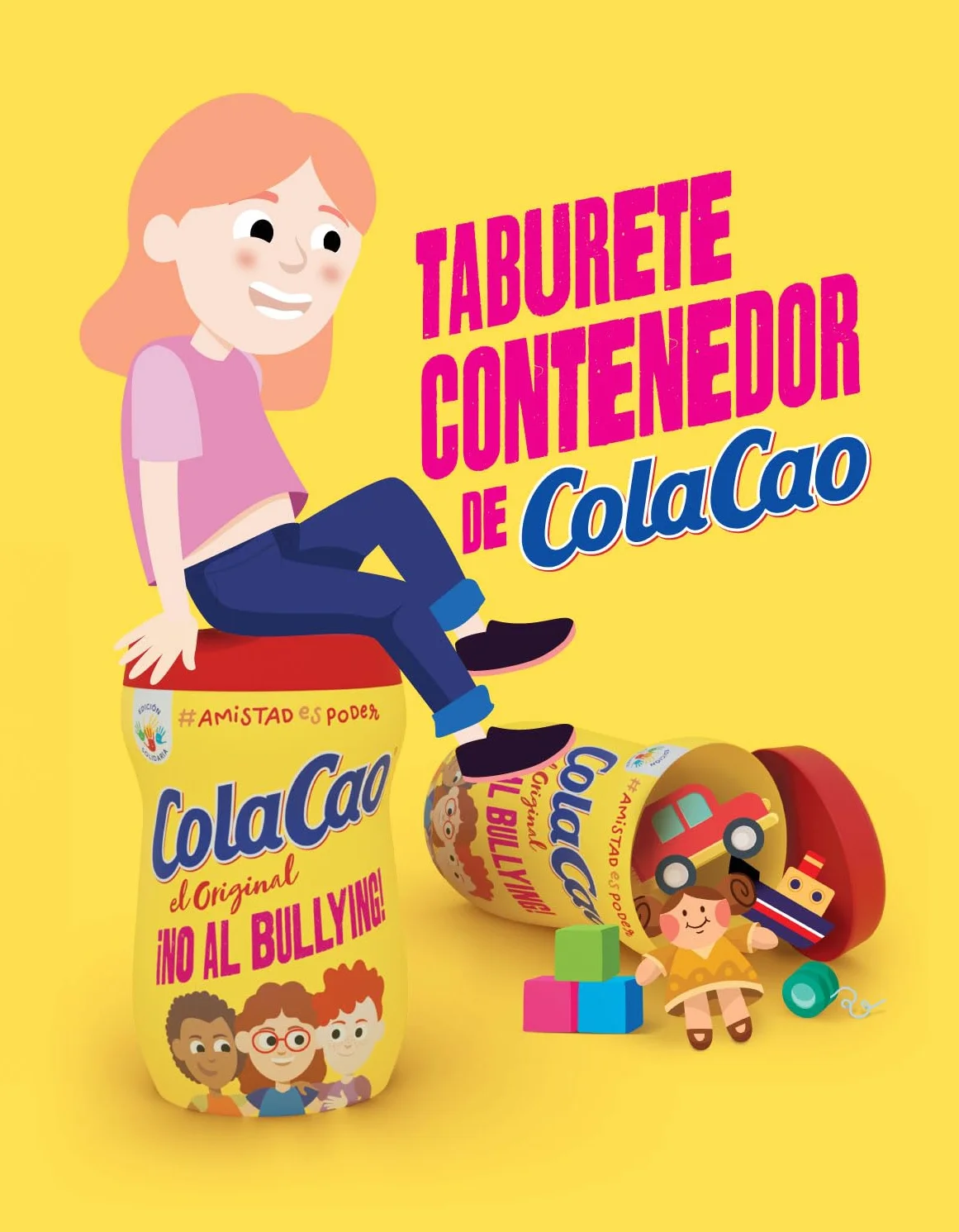 Cola Cao Original, con Cacao Natural - 4.3kg (Gratis Taburete)