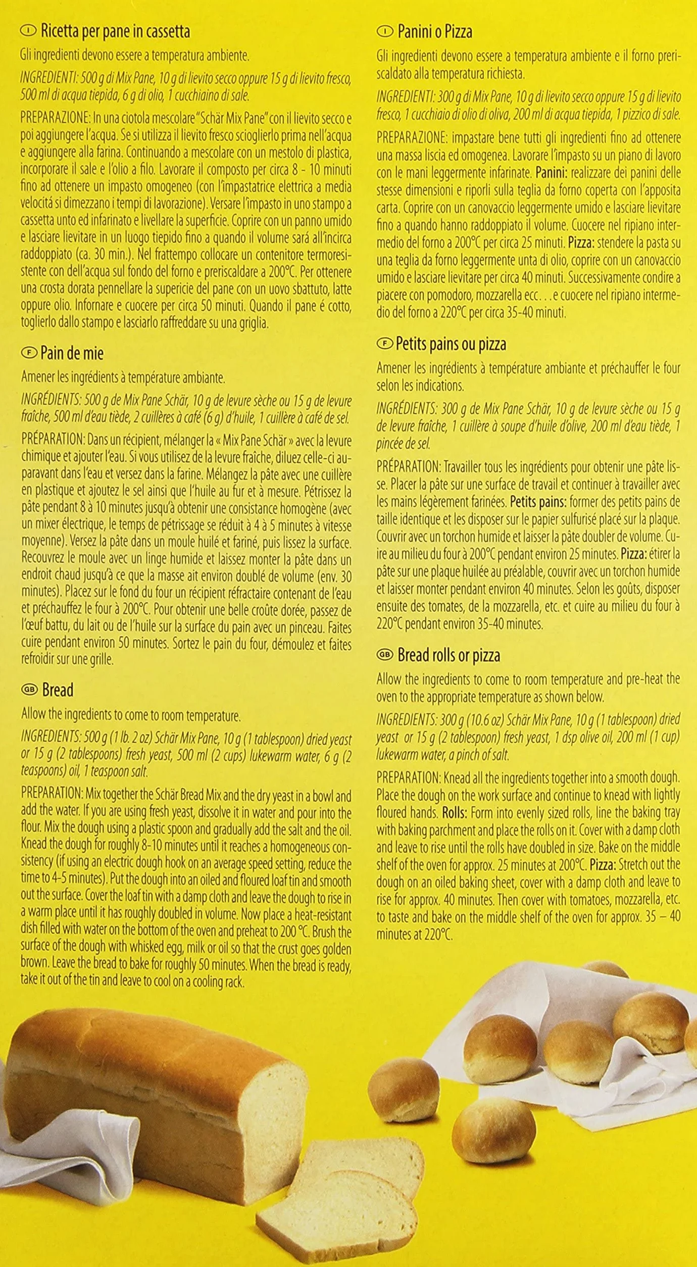 Dr. Schar harina de pan sin gluten, 1,02 kg, 1 unidad (1 unidad)