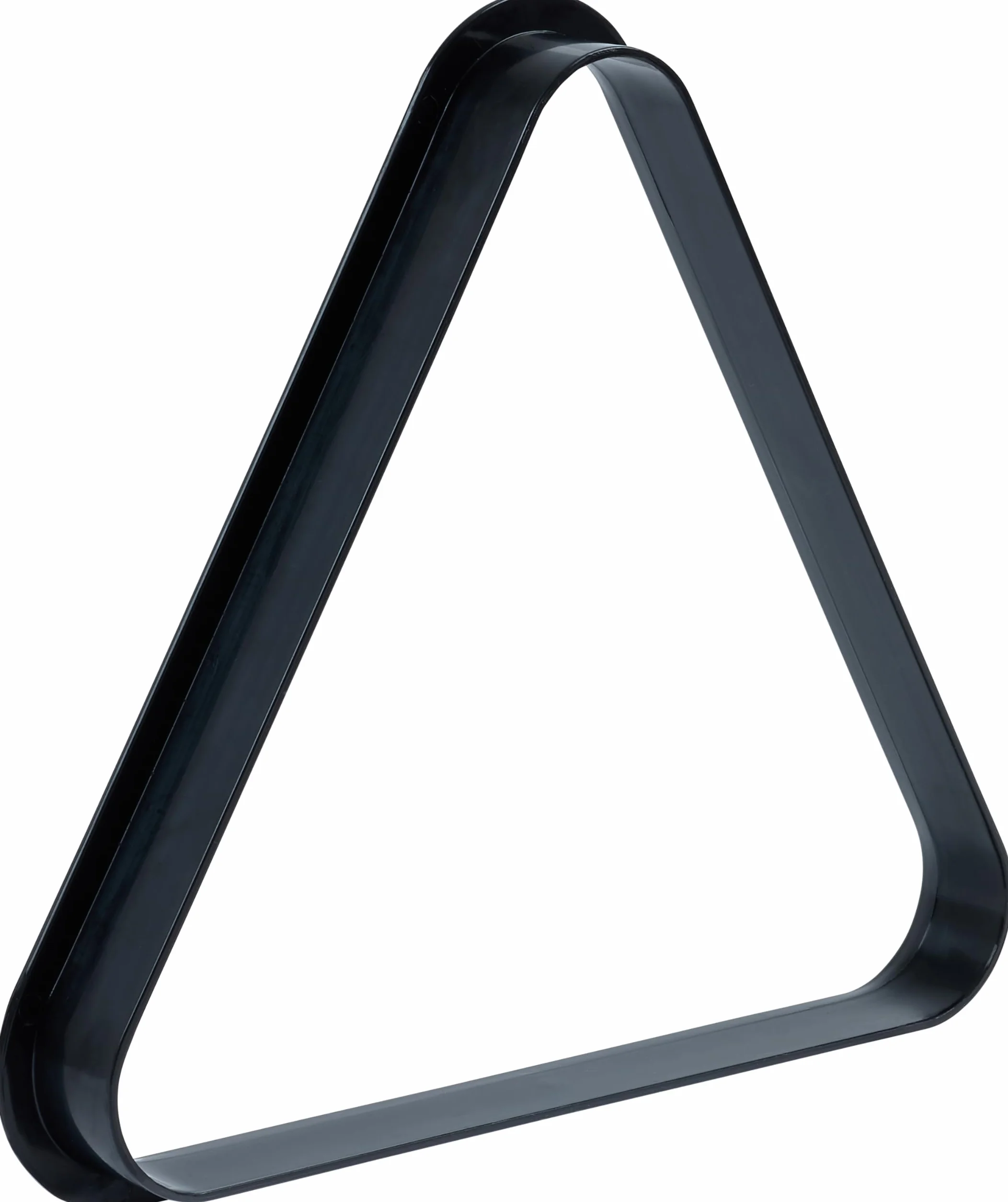 POWERGLIDE Estante Triangular para Pelotas de Billar, Capacidad 10-15 Pelotas, Plástico Negro