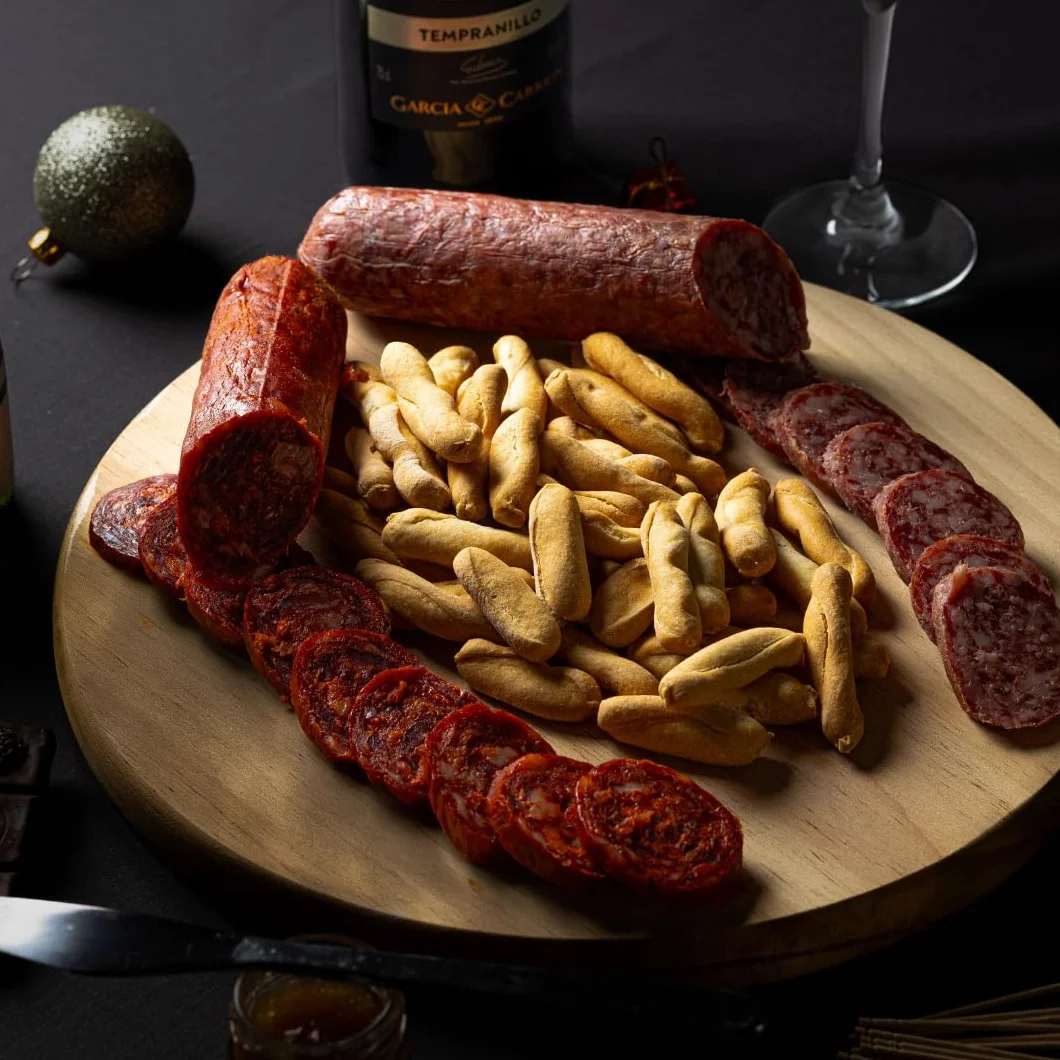 FAMILYCOM Cesta Gourmet para regalar - Surtido con Chocolates originales de regalo - Lote de embutidos, Conservas, Selección de vinos, Champagne, Aceite De Oliva Virgen - Regalo Hombre, Mujer
