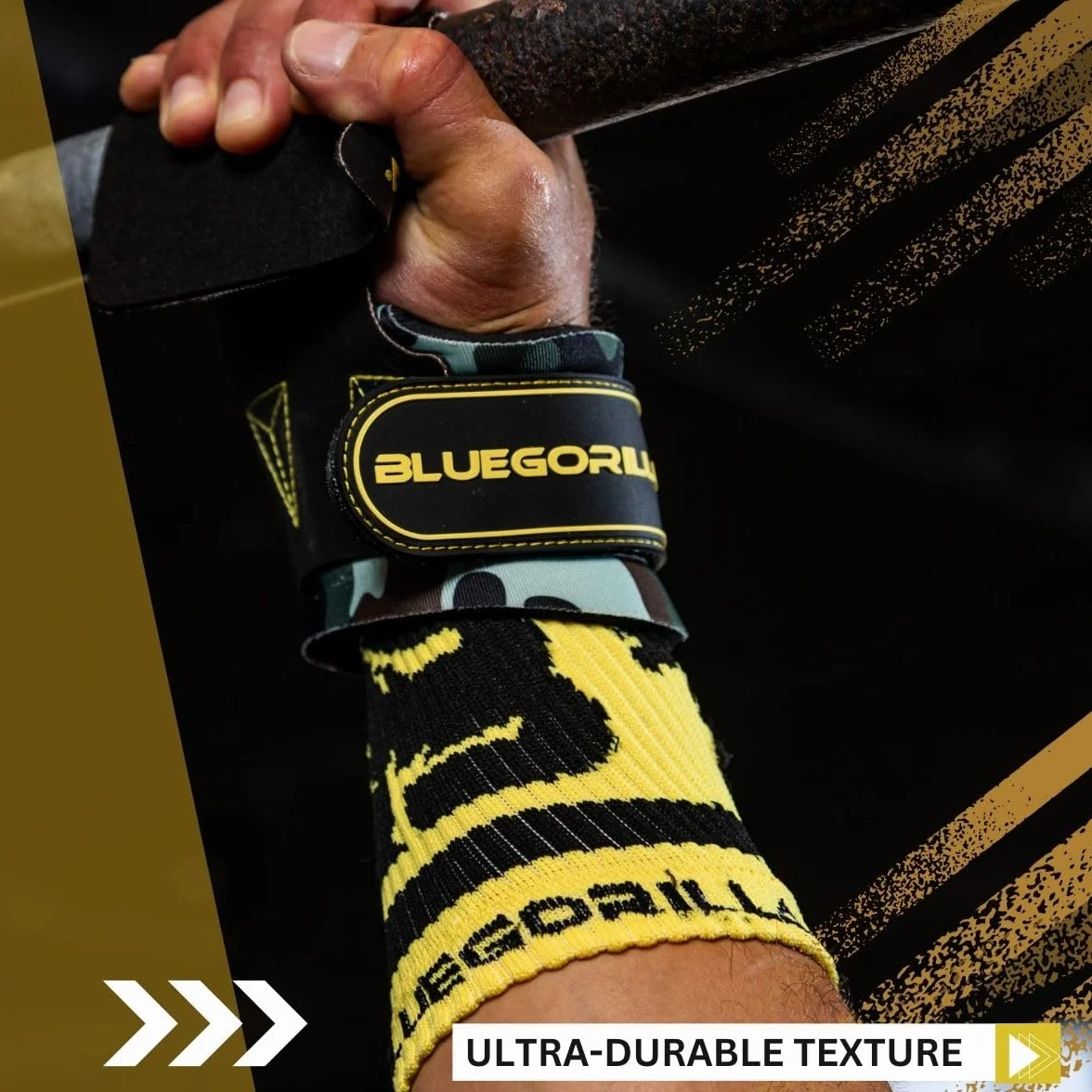 BLUEGORILLA Competitor 3.0 Calleras para Crosstraining Grip RX sin Magnesio Neopreno Reforzado