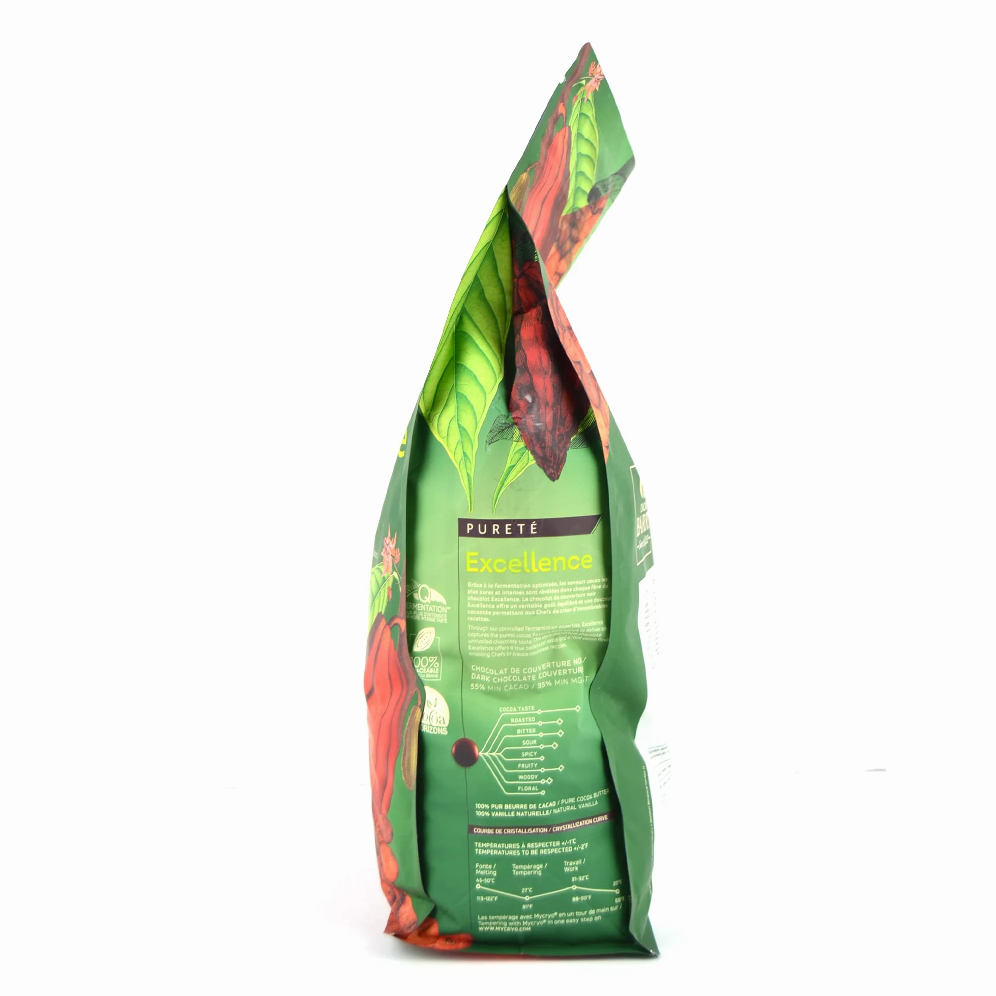 Excellence Cacao Barry Pure Noir Pastillas de Kakao Cocoa, 5 kg