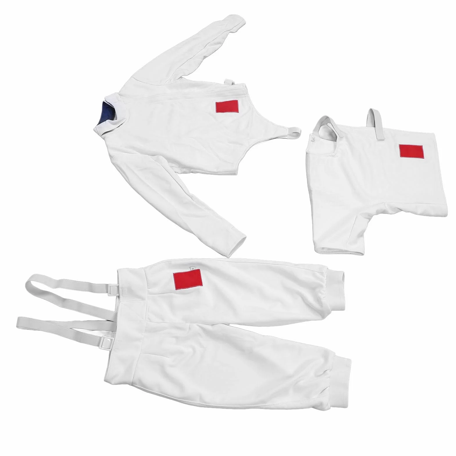Traje de Uniforme de Esgrima CE350N Certificado para Niños y Jóvenes Ajuste Personalizable Transpirable