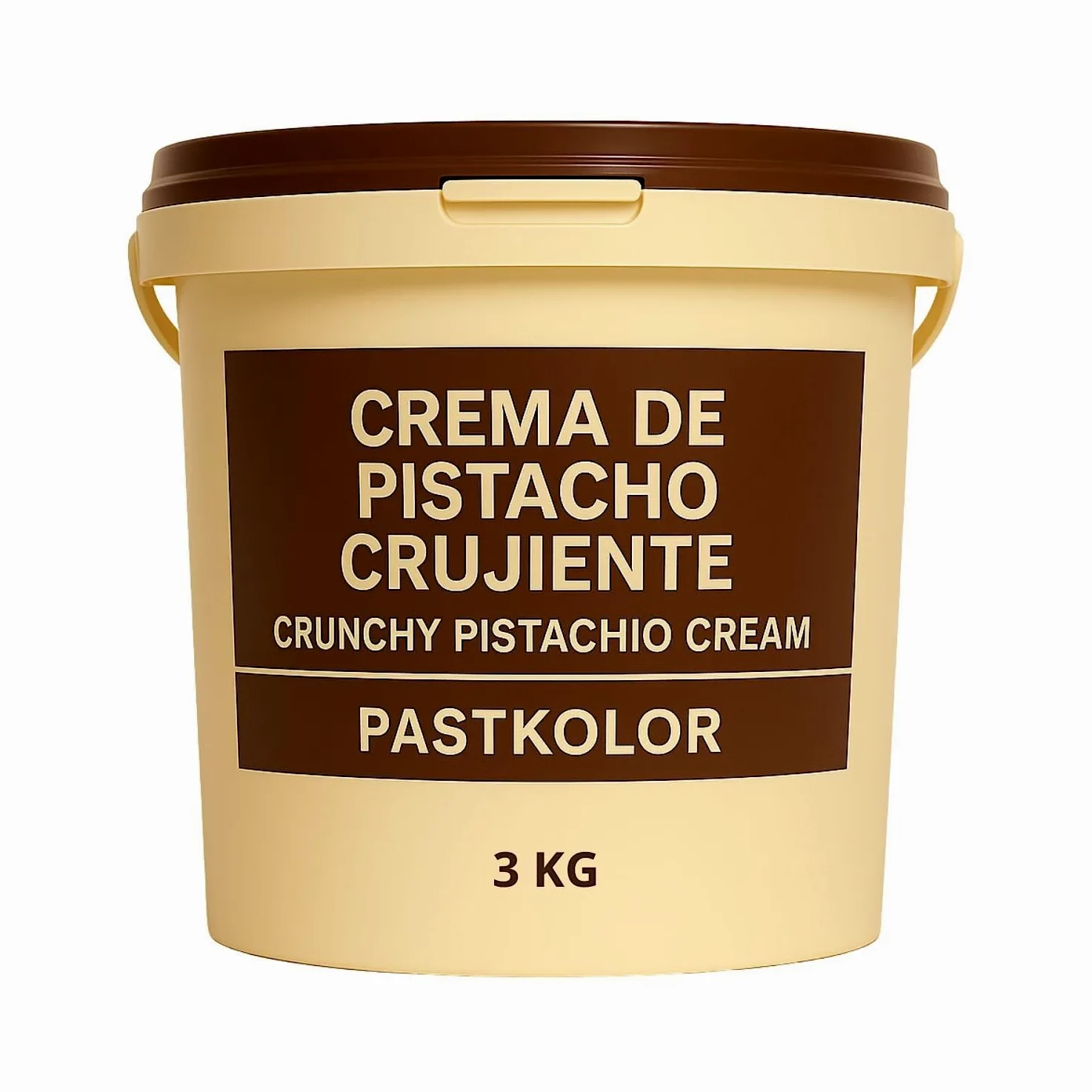 CREMA DE PISTACHO CRUNCHY PASTKOLOR - 3 KG