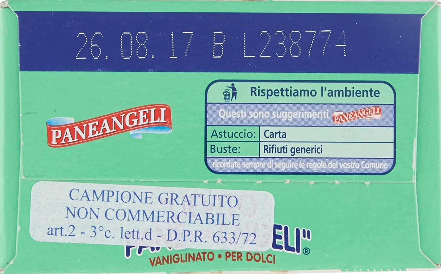 3 x Paneangeli Lievito Vanigliato
