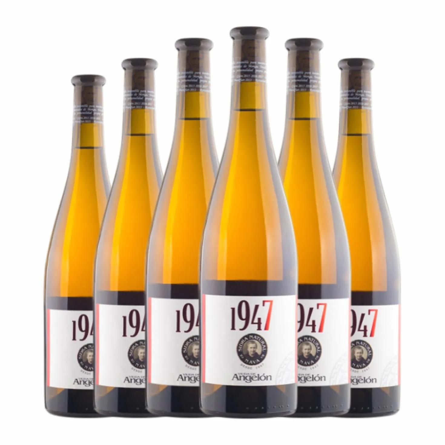 Sidra Viuda de Angelón 1947 Natural Sidra de Asturias 75 cl Caja de 6 Botellas