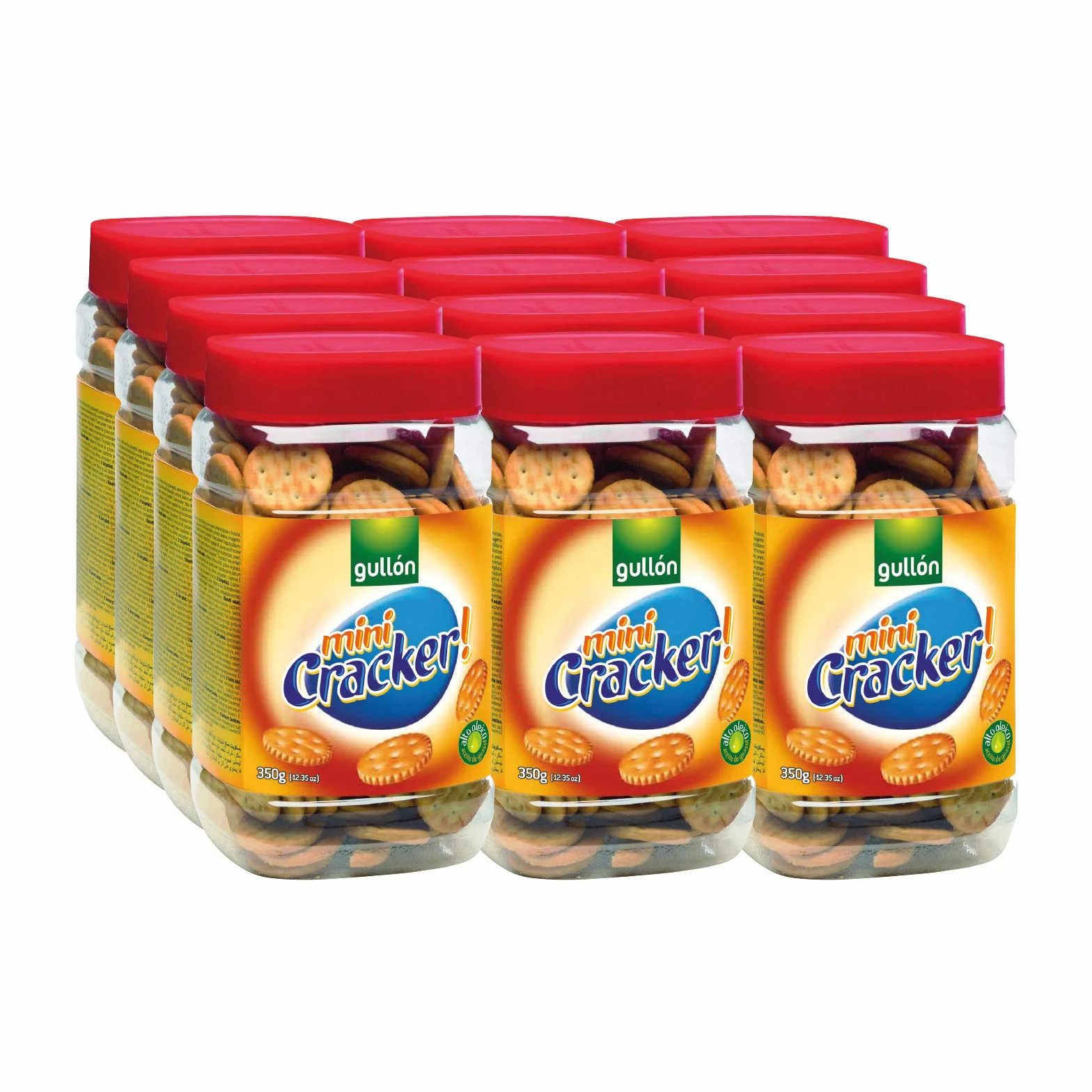 Gullón Galletas Saladas Mini 350G - [PACK de 12] Total: 4,2 kg