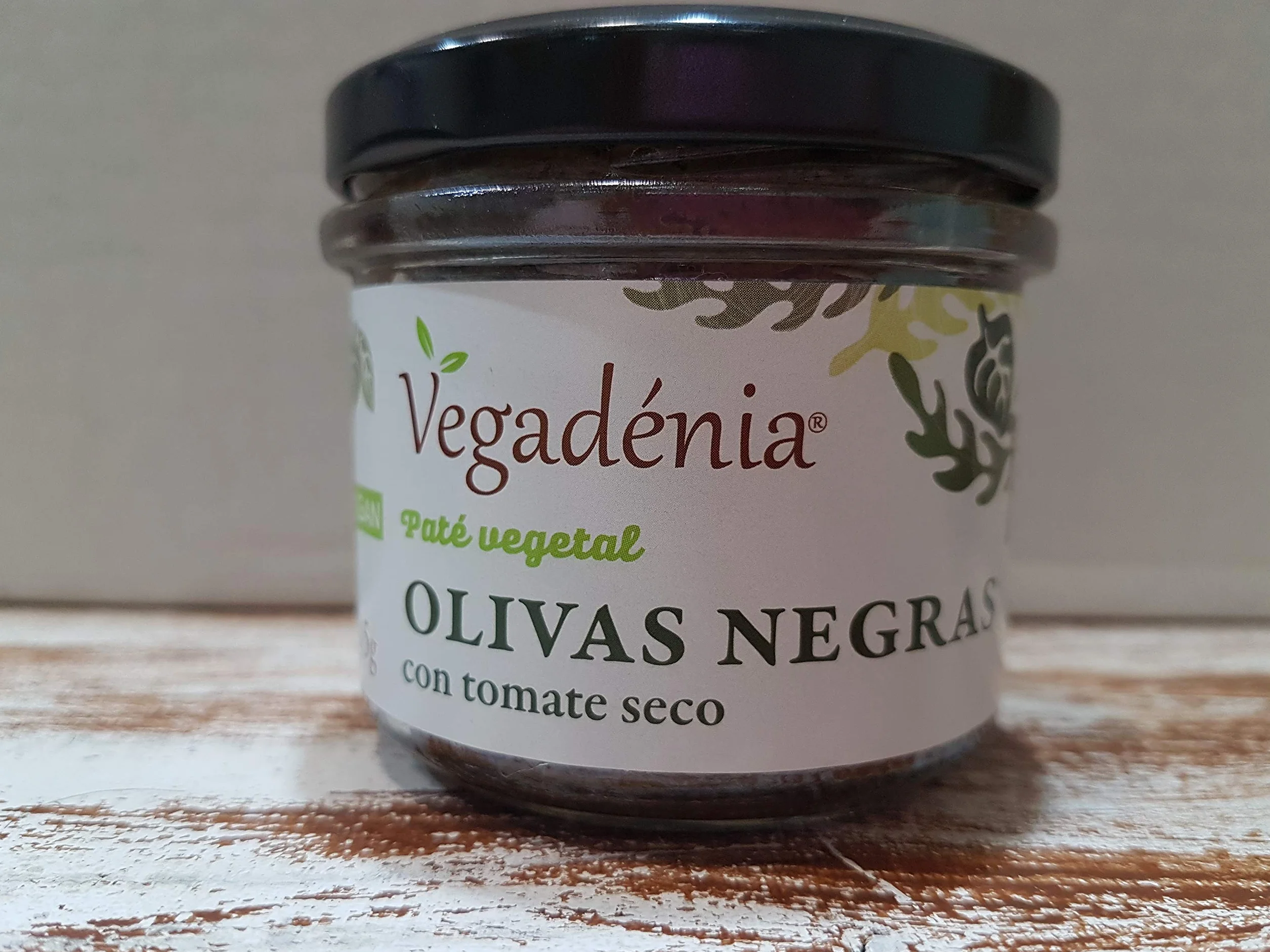 Paté Vegetal de Olivas Negras con Tomate seco