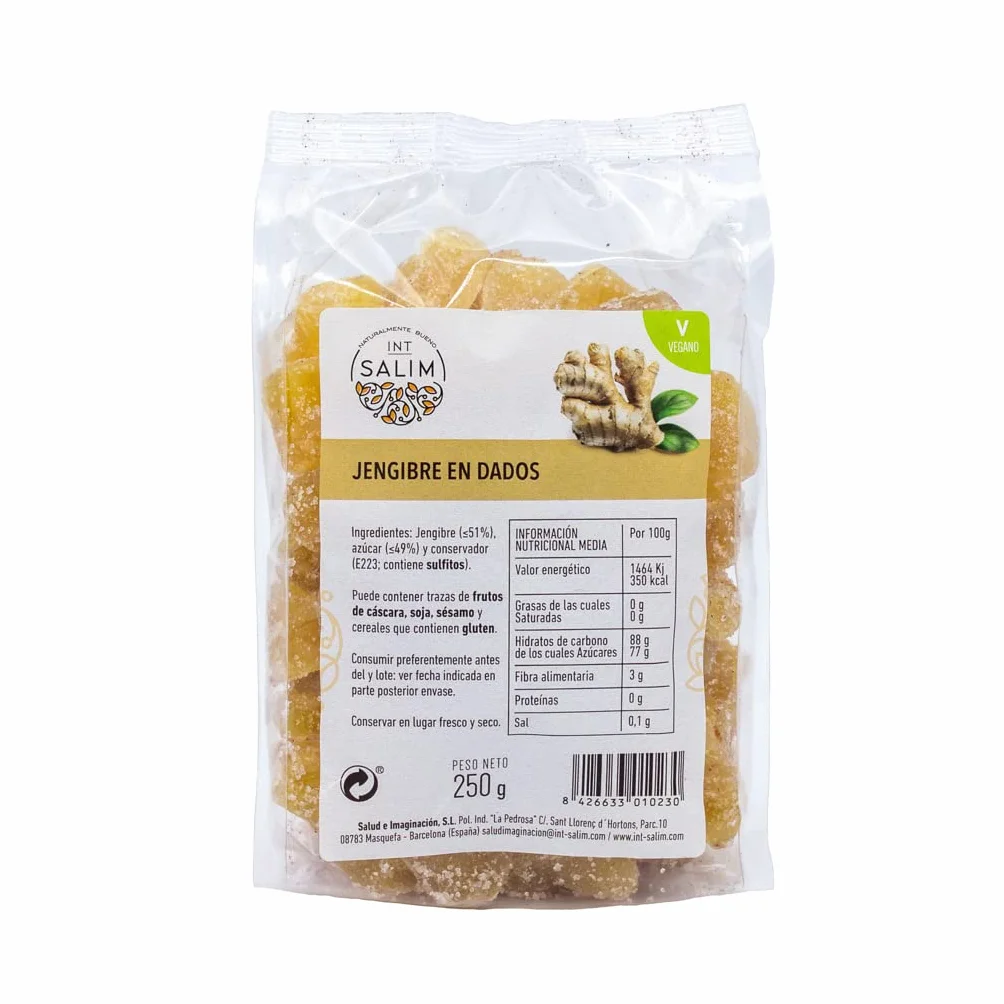 INT SALIM - JENJIBRE EN DADOS PACK 20 UDS.