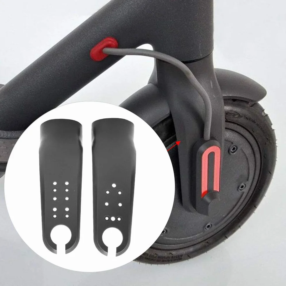 Demeras Cubierta de Horquilla Delantera de plástico Compatible con Mijia M365 Scooter eléctrico